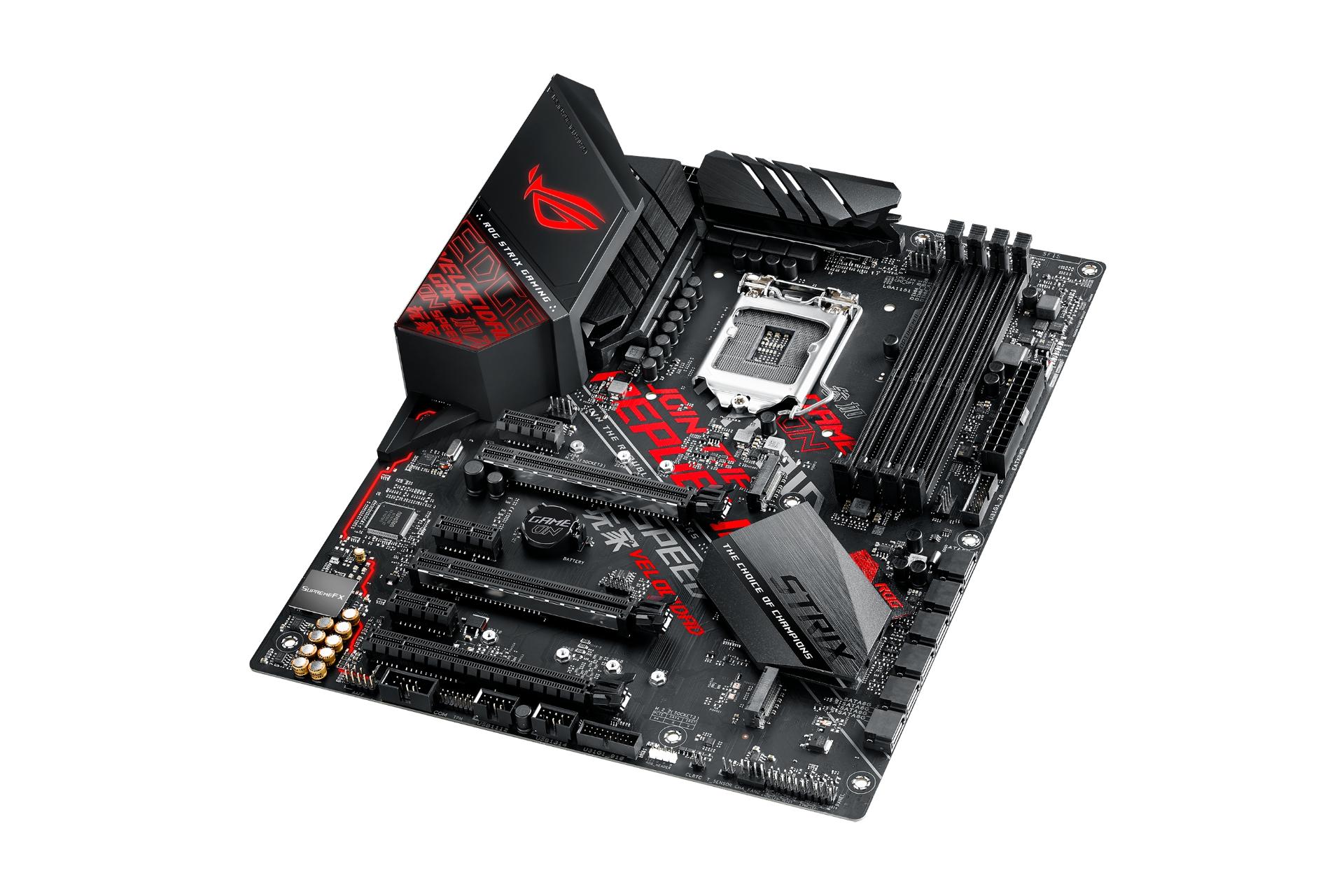 نمای بالا مادربرد ایسوس ASUS ROG STRIX Z390-H GAMING