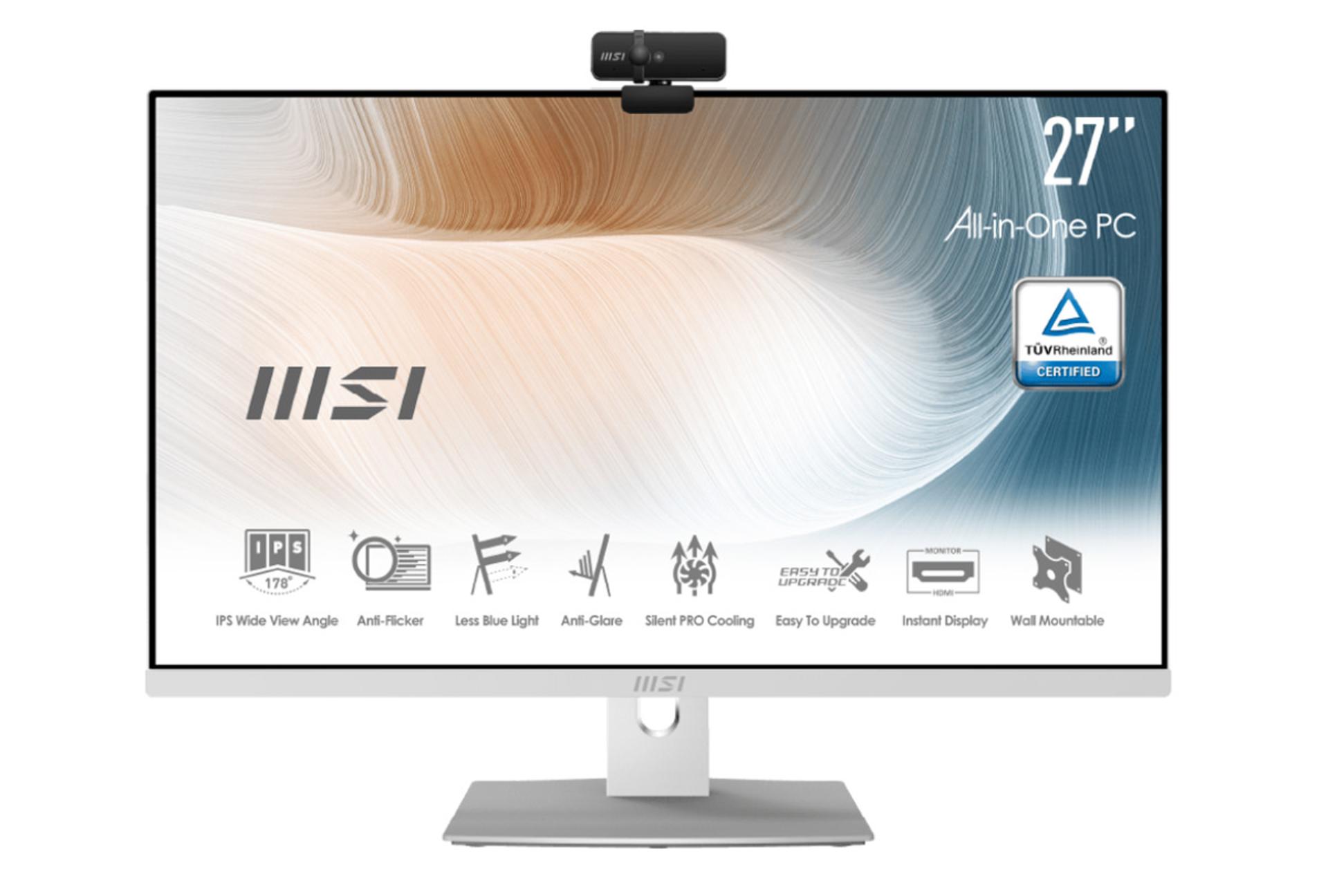 کامپیوتر همه کاره All in One MSI Modern AM271P 11M سفید