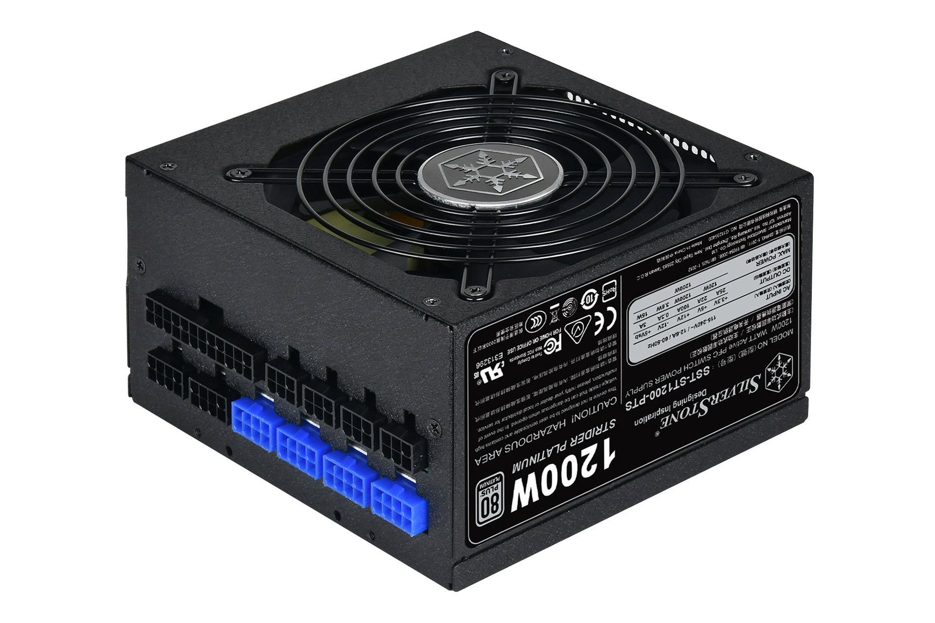 پاور کامپیوتر سیلور استون ST1200-PTS با توان 1200 وات