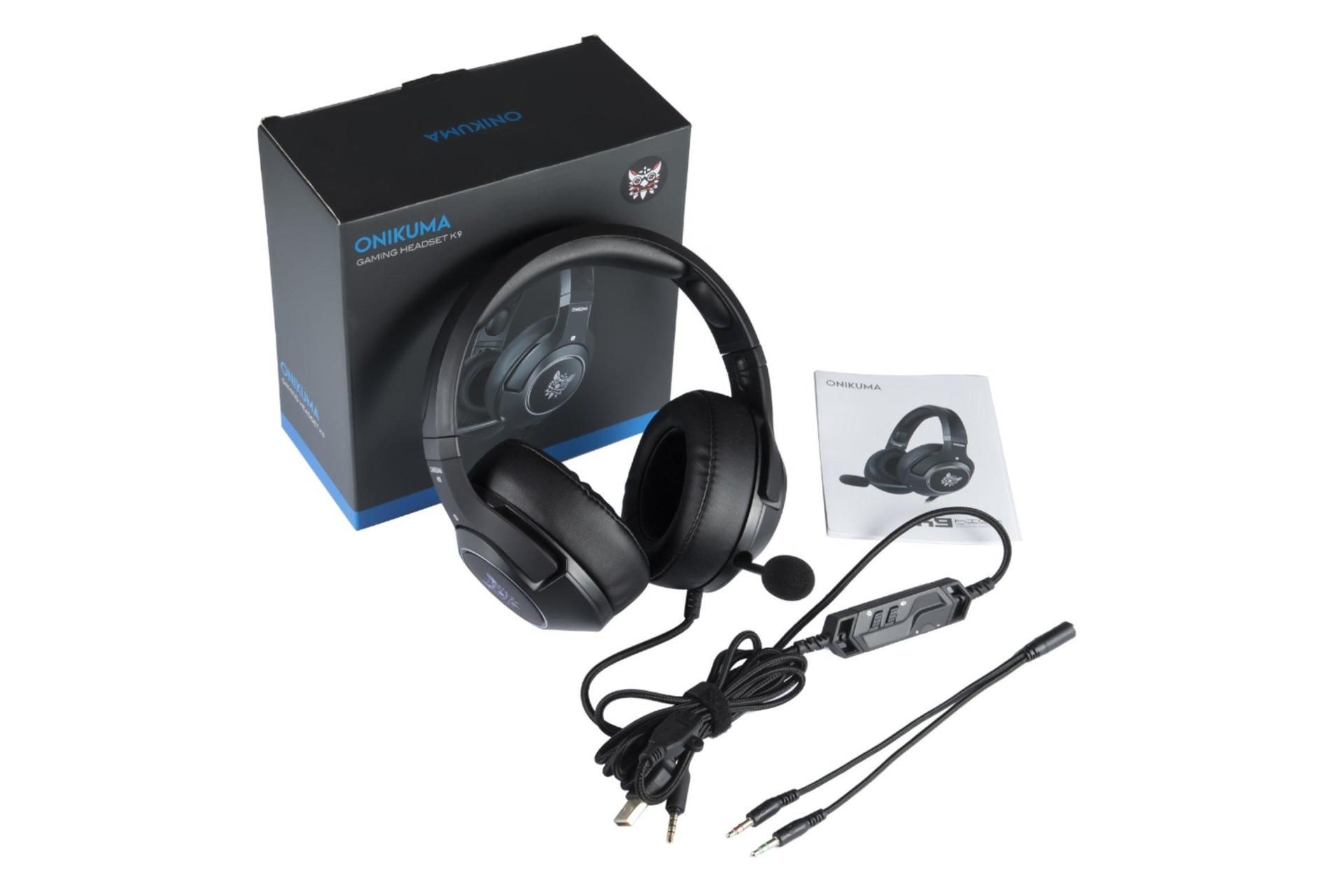 اقلام همراه هدست گیمینگ اونیکوما Onikuma K9