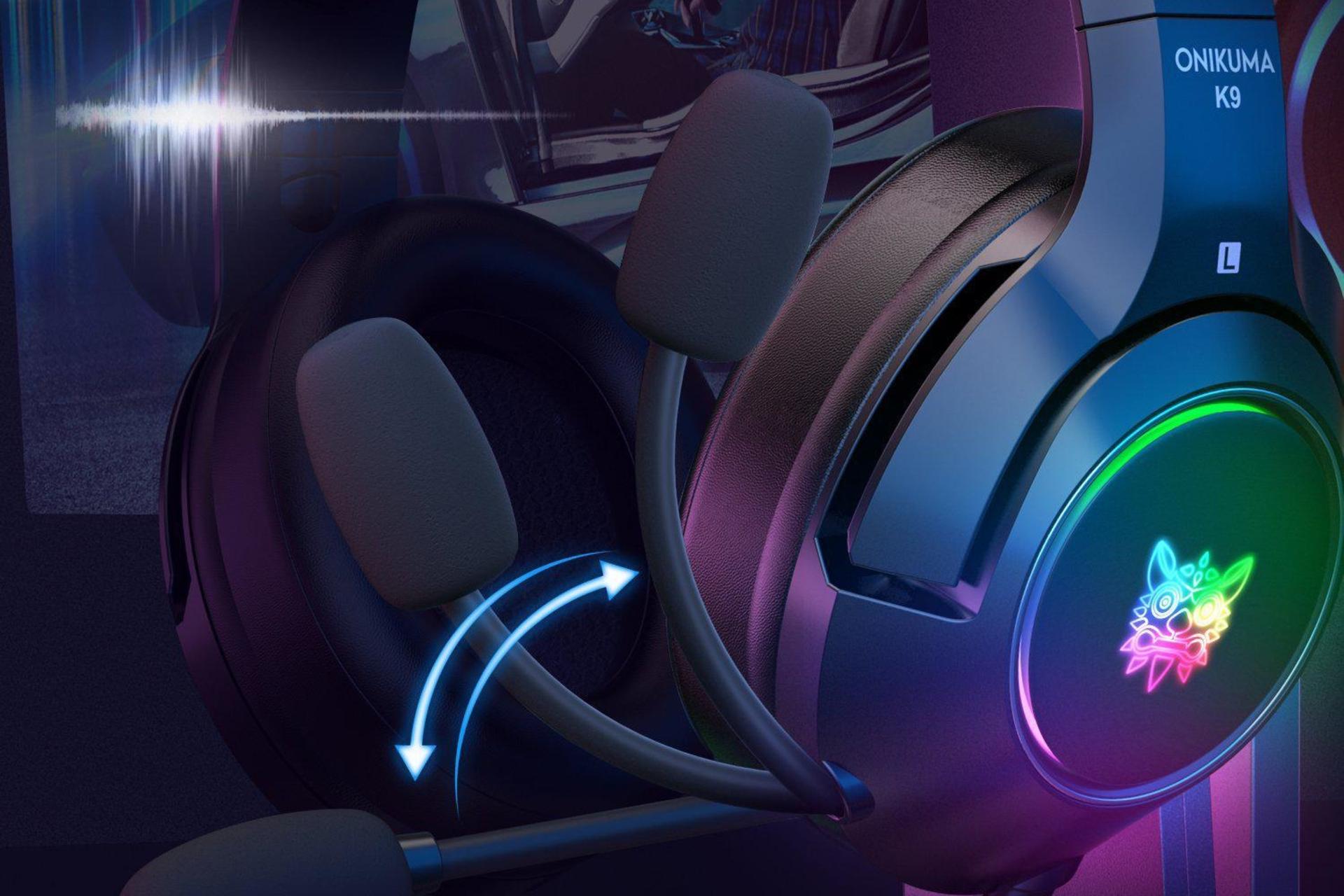 میکروفون هدست گیمینگ اونیکوما Onikuma K9