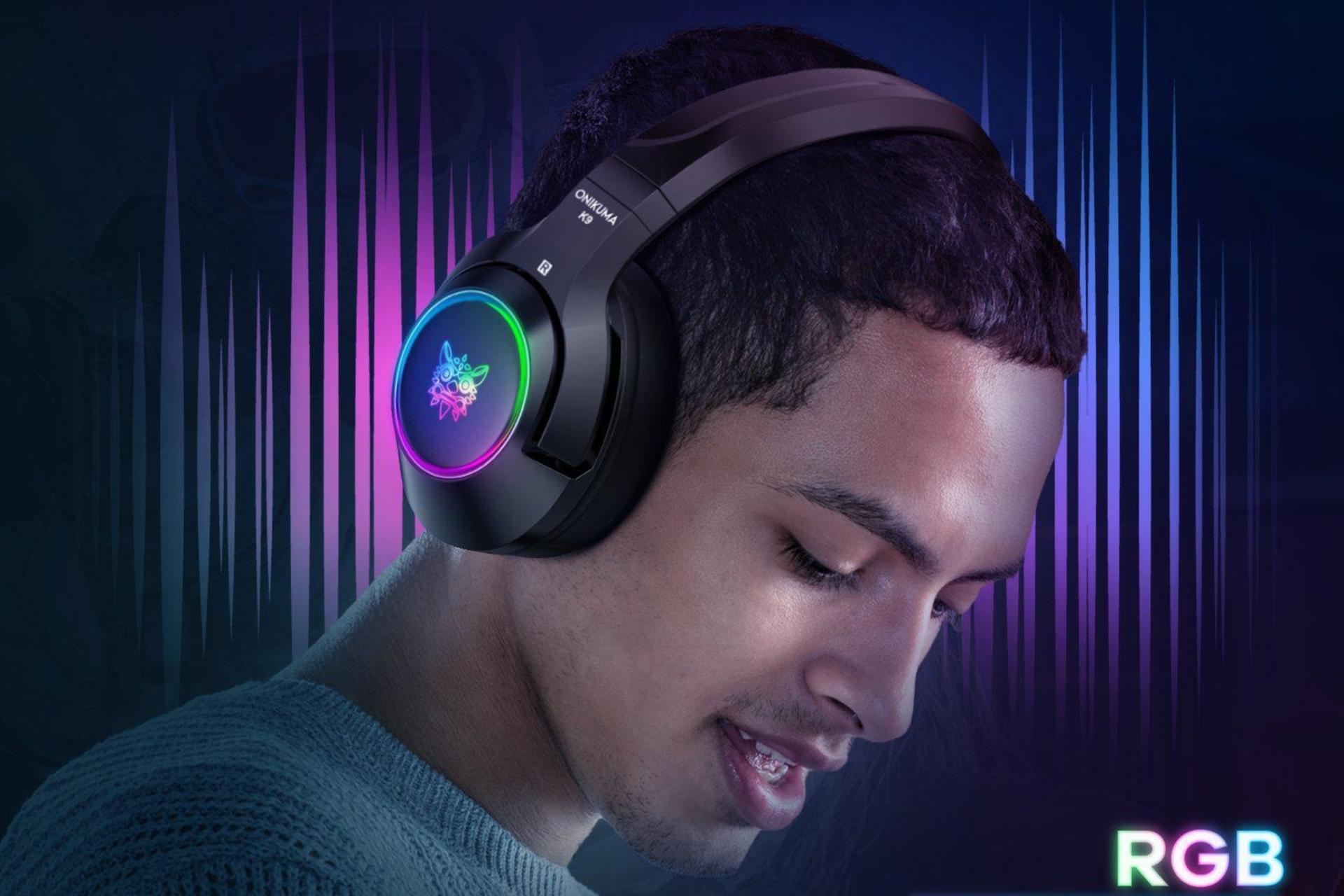 نورپردازی هدست گیمینگ اونیکوما Onikuma K9