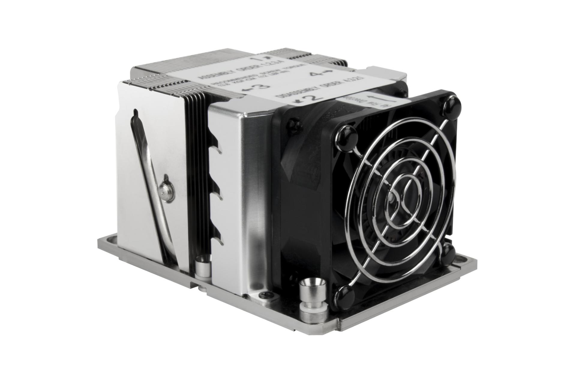 نمای چپ خنک کننده پردازنده سیلور استون XE02-3647N