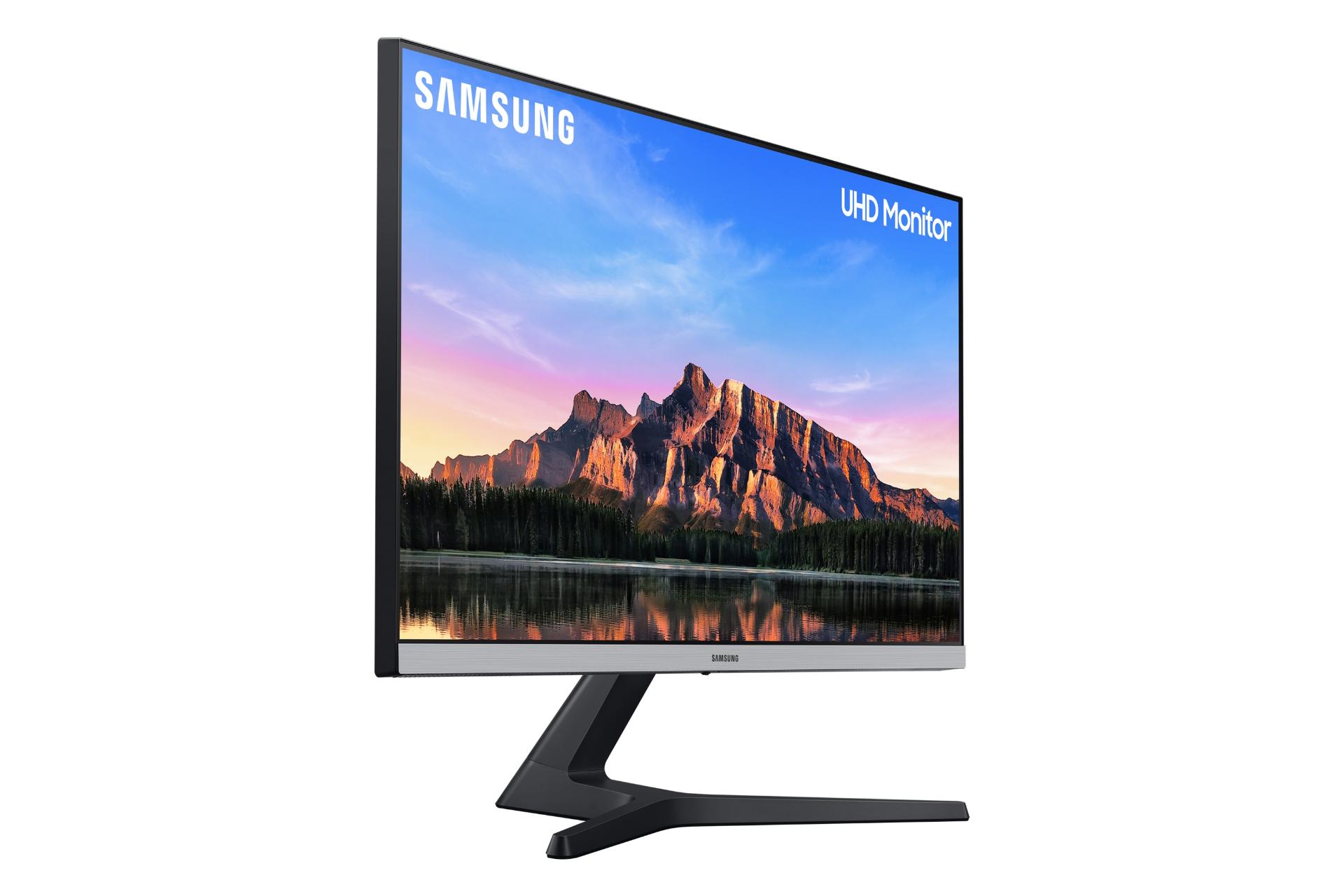 نمای چپ مانیتور سامسونگ 28 اینچ مدل Samsung U28R550 4K UHD