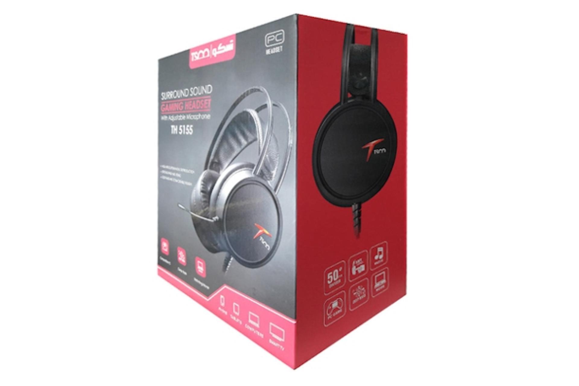 نمای راست جعبه هدست گیمینگ تسکو Tsco TH 5155