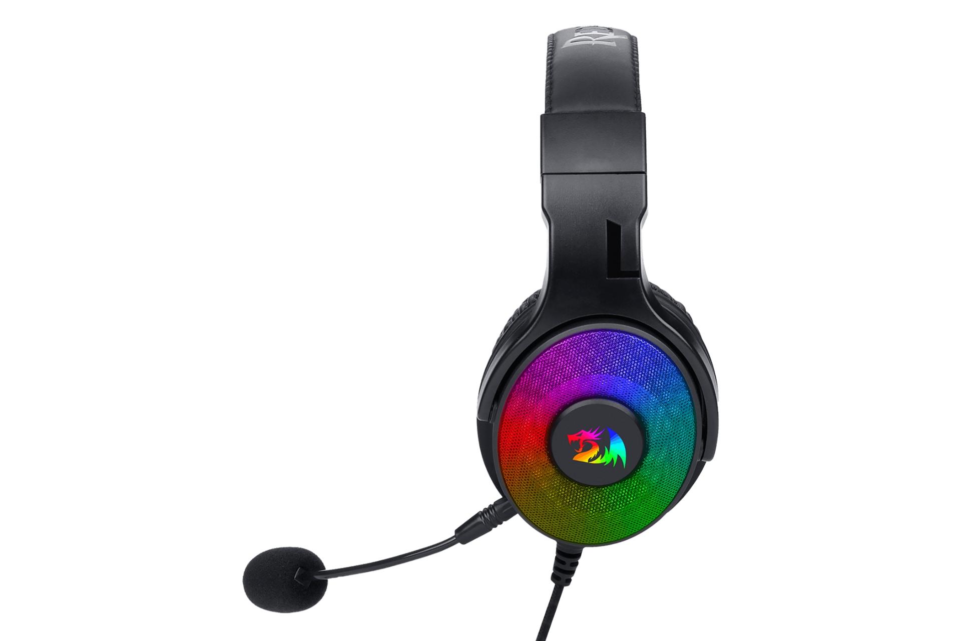 نمای جانبی هدست گیمینگ ردراگون Redragon H350 Pandora RGB