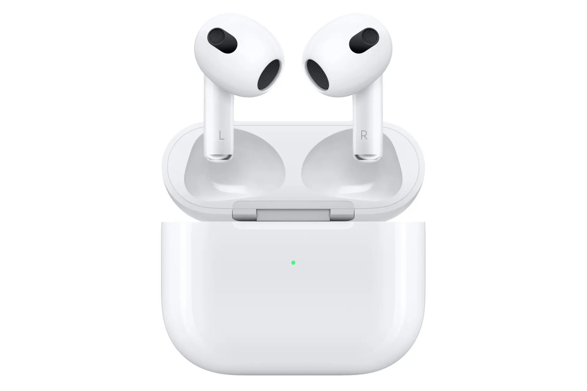 مرجع متخصصين ايران نماي روبرو هدفون بي سيم اپل ايرپاد نسل سوم / Apple AirPods 3rd Generation