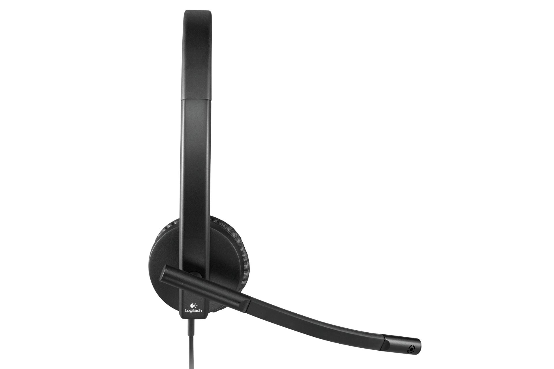 نمای جانبی هدست لاجیتک Logitech H570E Stereo