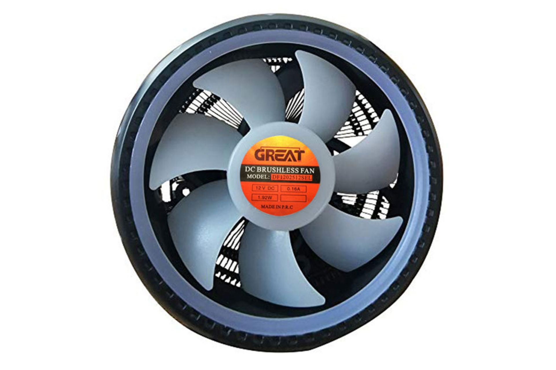 نمای روبرو خنک کننده پردازنده گریت DF1202512SEL