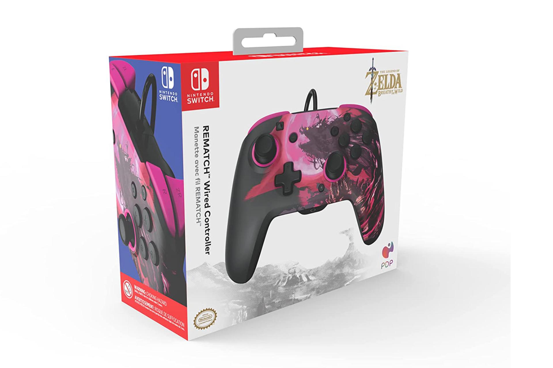 کنترلر پی دی پی PDP Nintendo Switch REMATCH Wired Controller زلدا