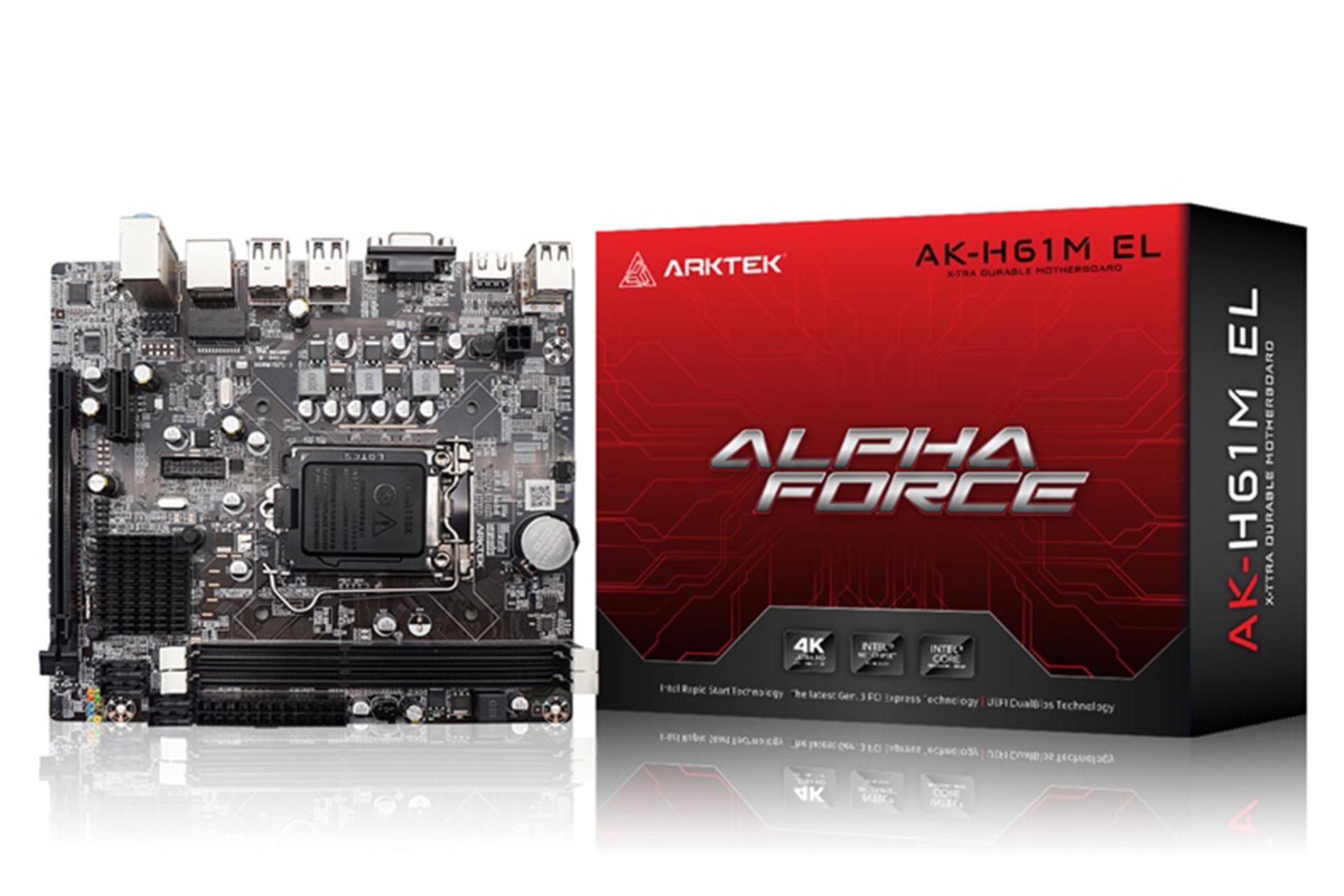 جعبه مادربرد آرکتک ARKTEK AK-H61M EL