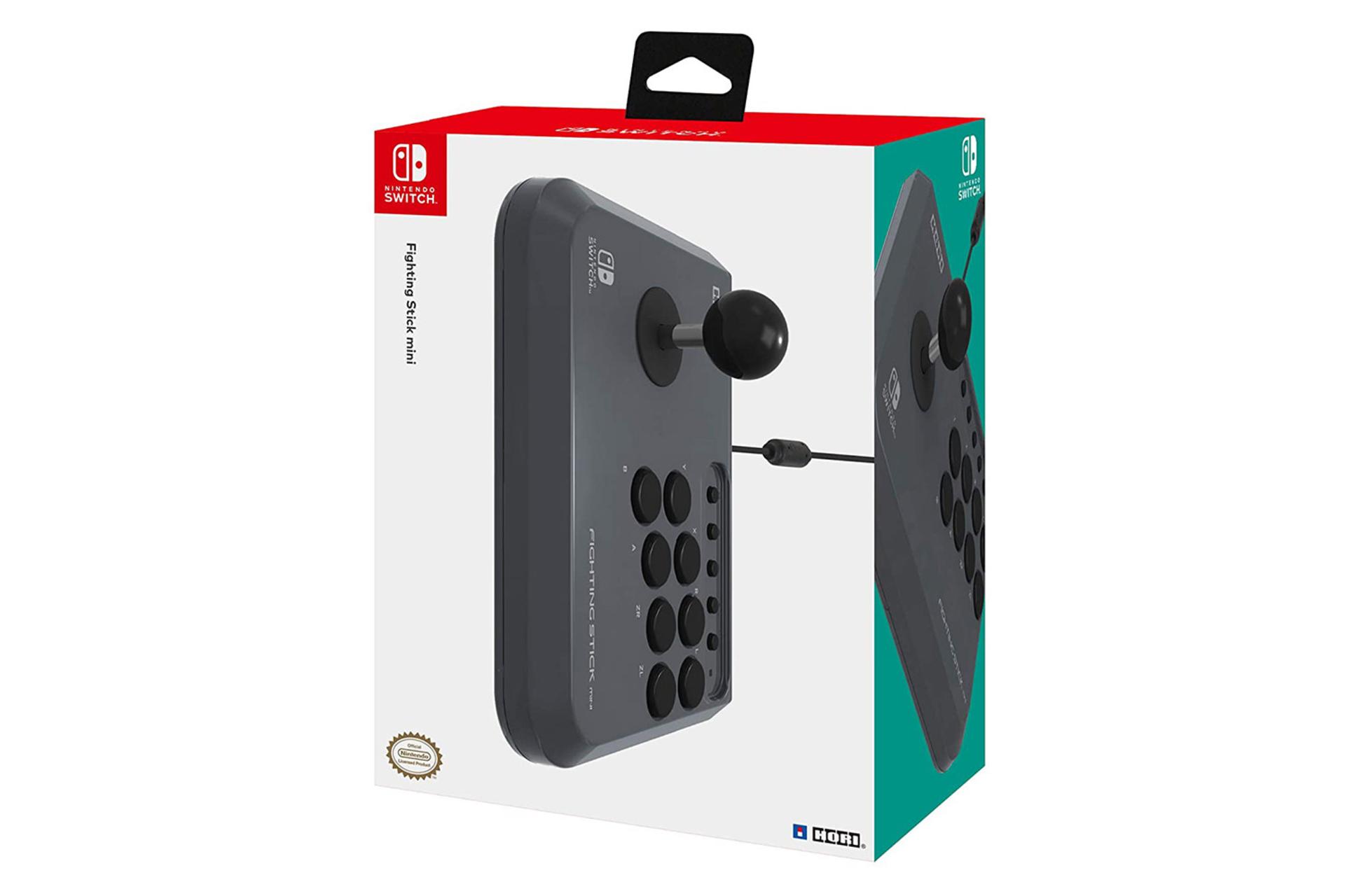 کنترلر هوری HORI Nintendo Switch Fighting Stick MINI بسته بندی