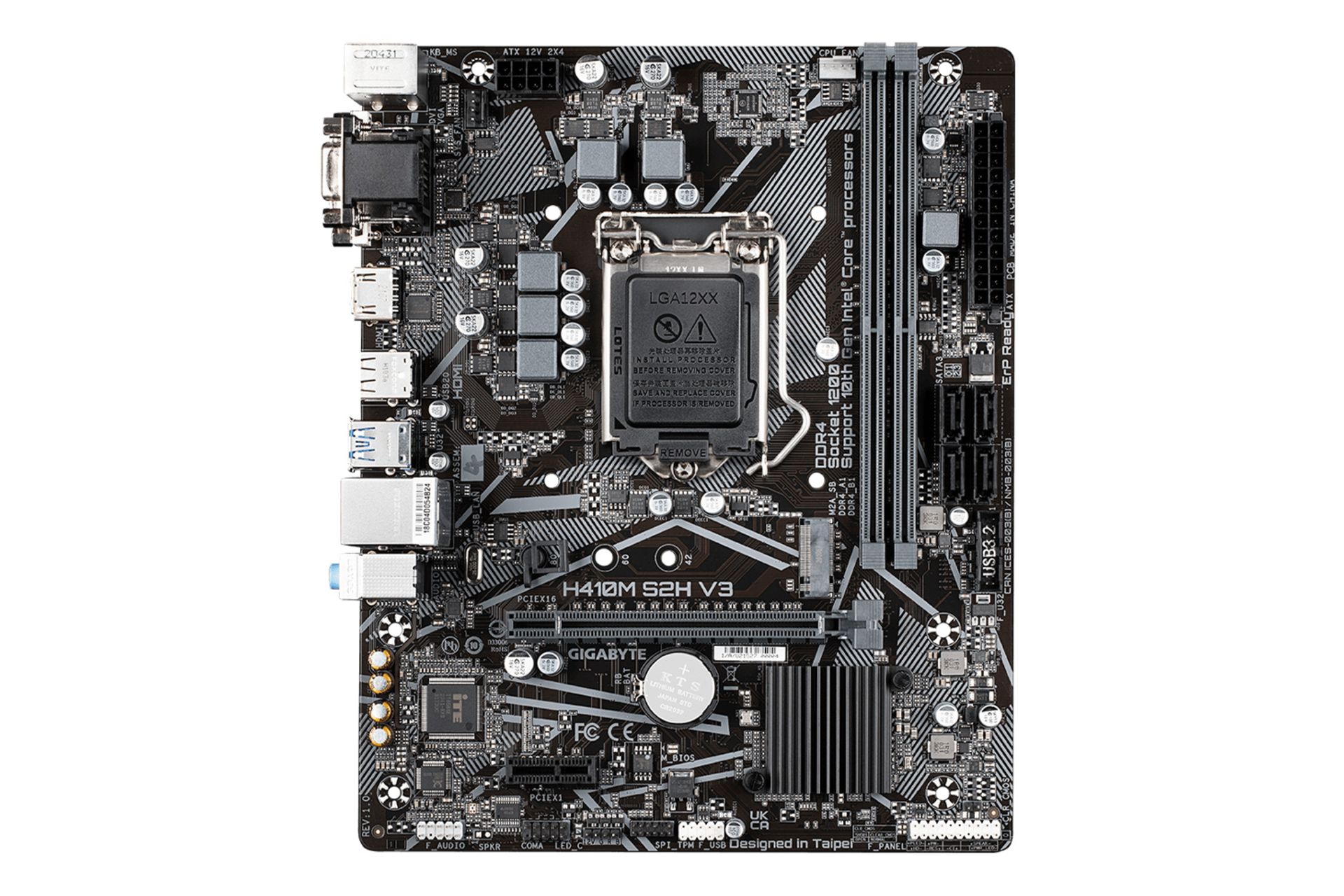 مادربرد گیگابایت GIGABYTE H410M S2H V3 (rev. 1.0)