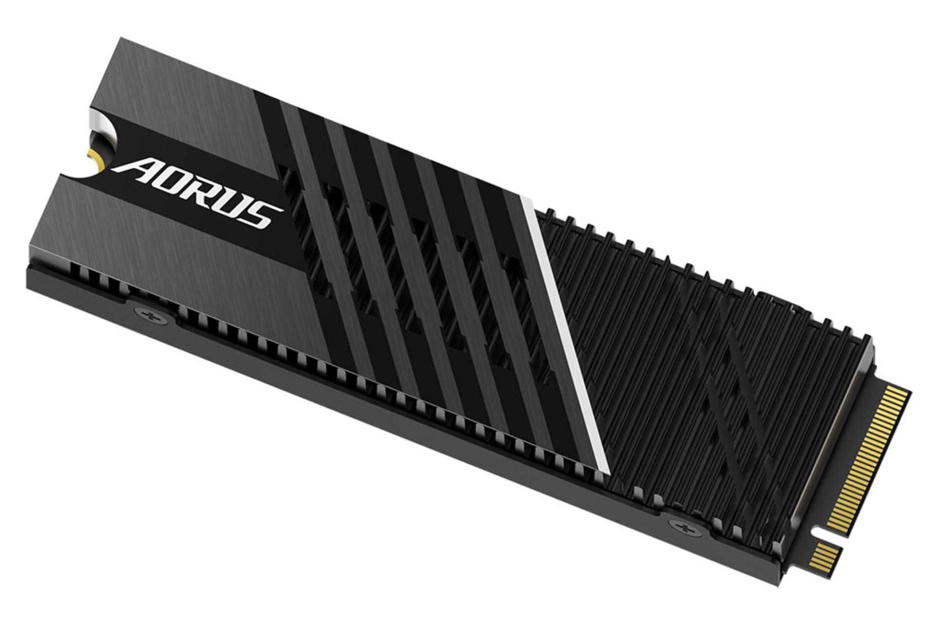 نمای راست SSD گیگابایت AORUS 7000s NVMe M.2