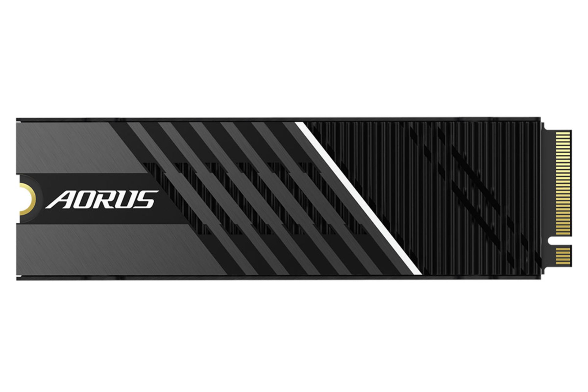 نمای روبرو SSD گیگابایت AORUS 7000s NVMe M.2