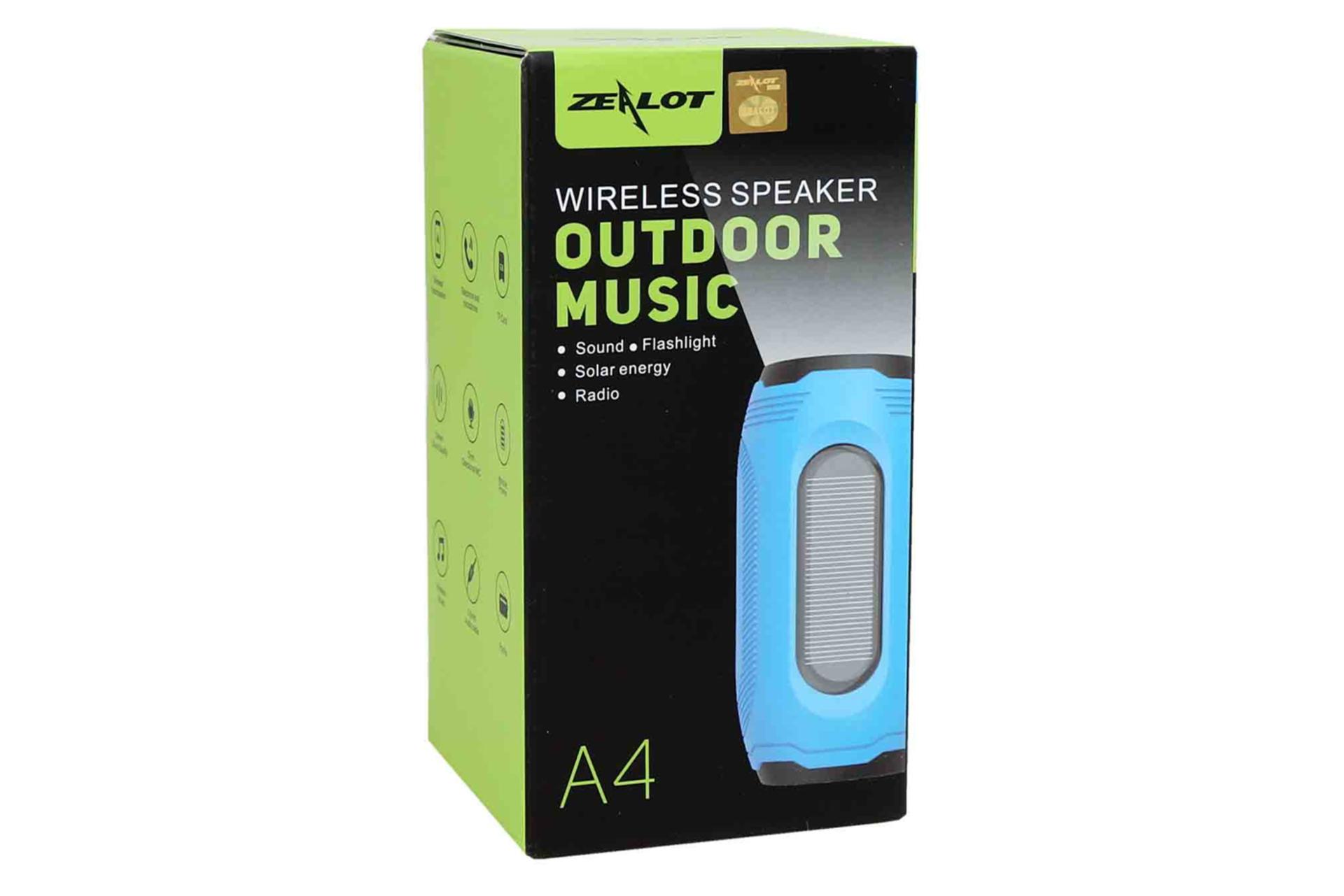 اسپیکر زیلوت ZEALOT A4 آبی