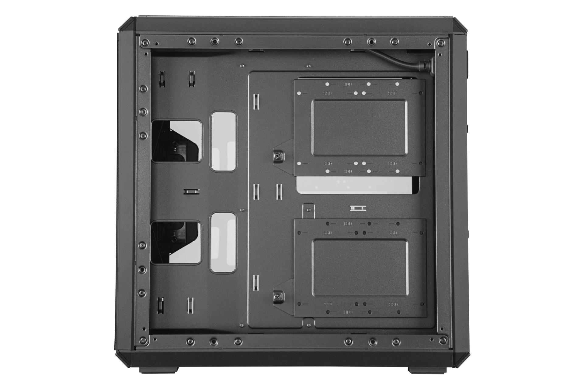 نمای داخل سمت راست کیس کامپیوتر کولر مستر MasterBox Q500L 