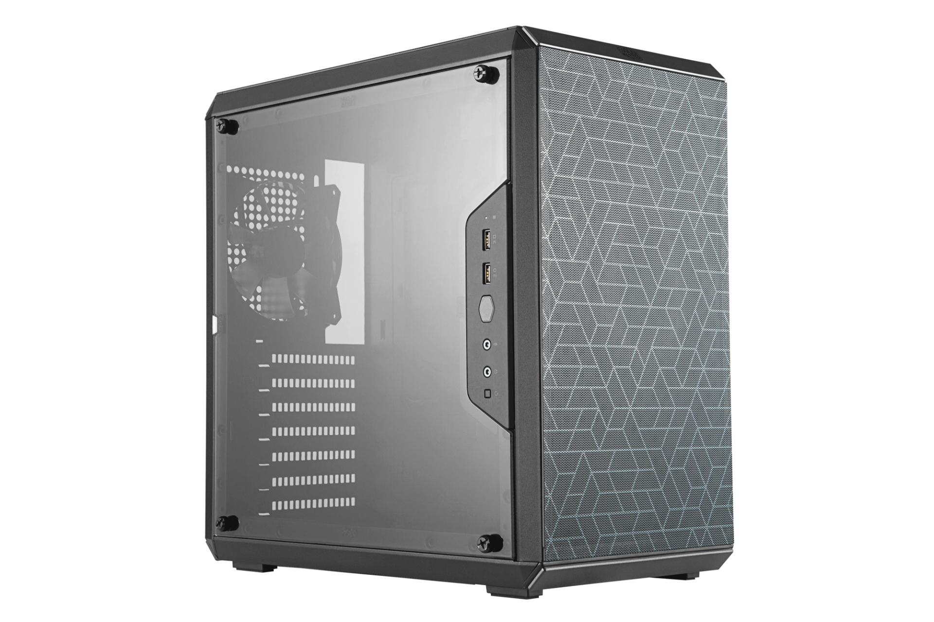 مرجع متخصصين ايران نماي نيم رخ جلو و سمت چپ كيس كامپيوتر كولر مستر MasterBox Q500L 