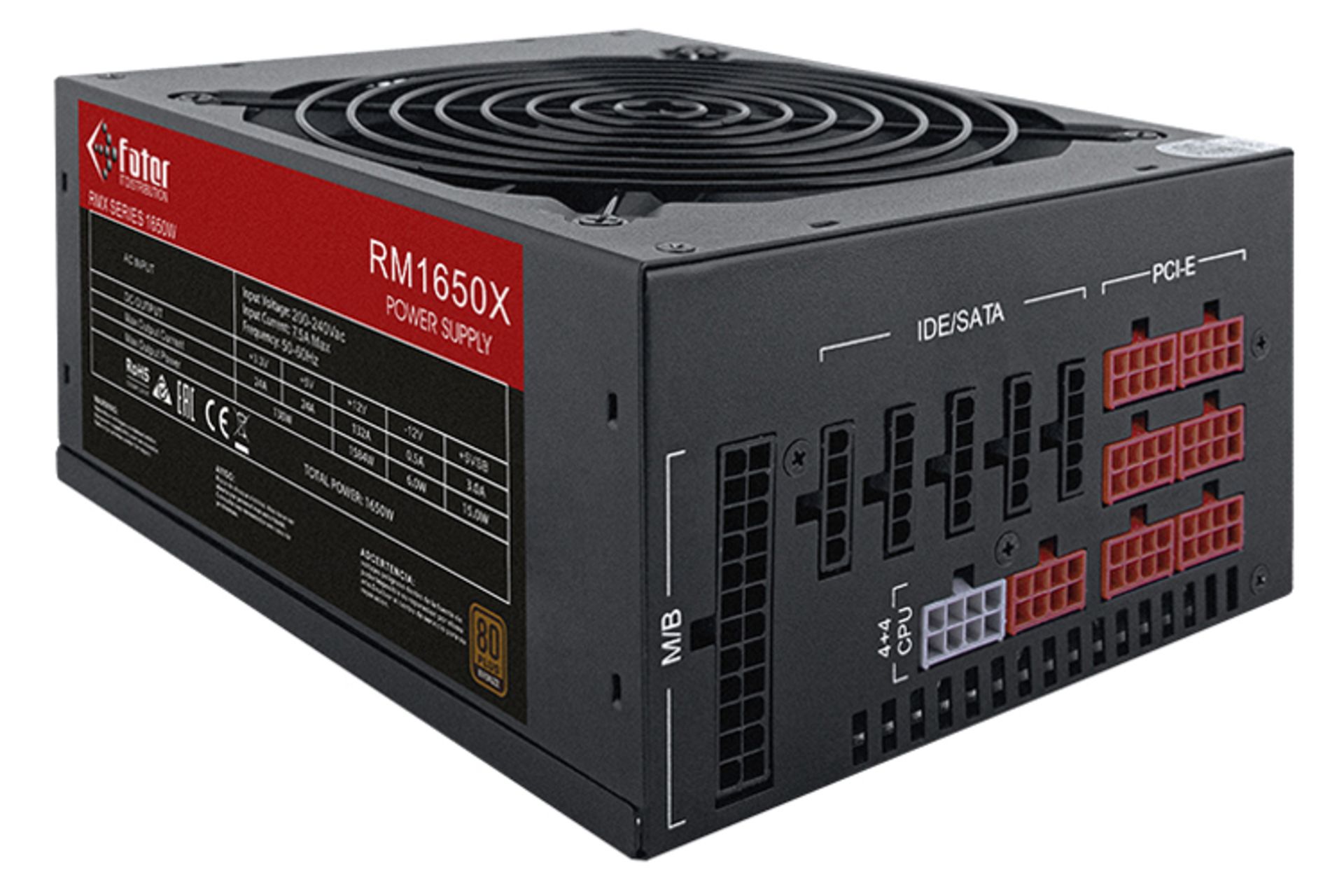 ابعاد فاطر RM1650X با توان 1650 وات