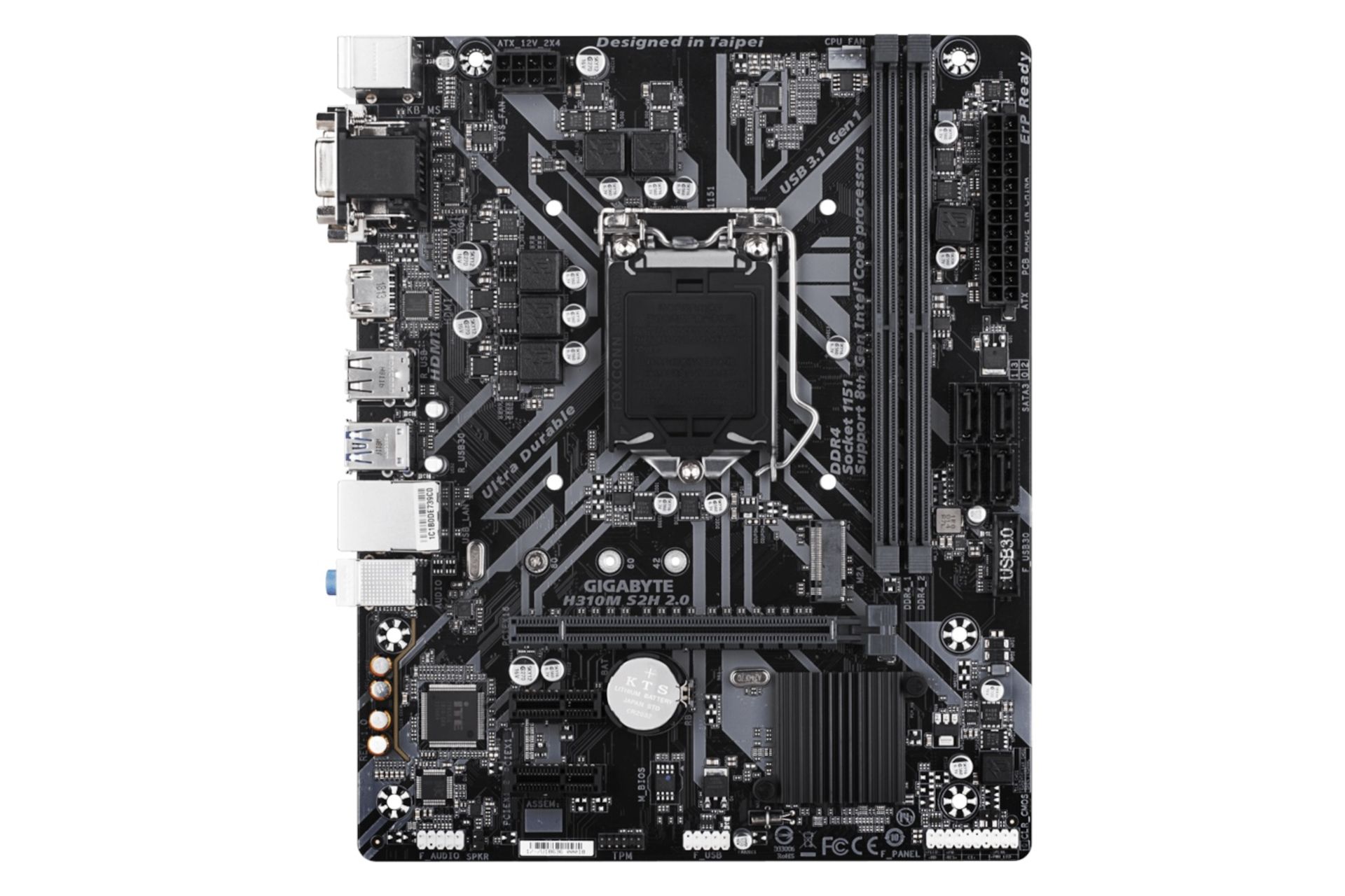 مادربرد گیگابایت GIGABYTE H310M S2H 2.0 (rev. 1.0)