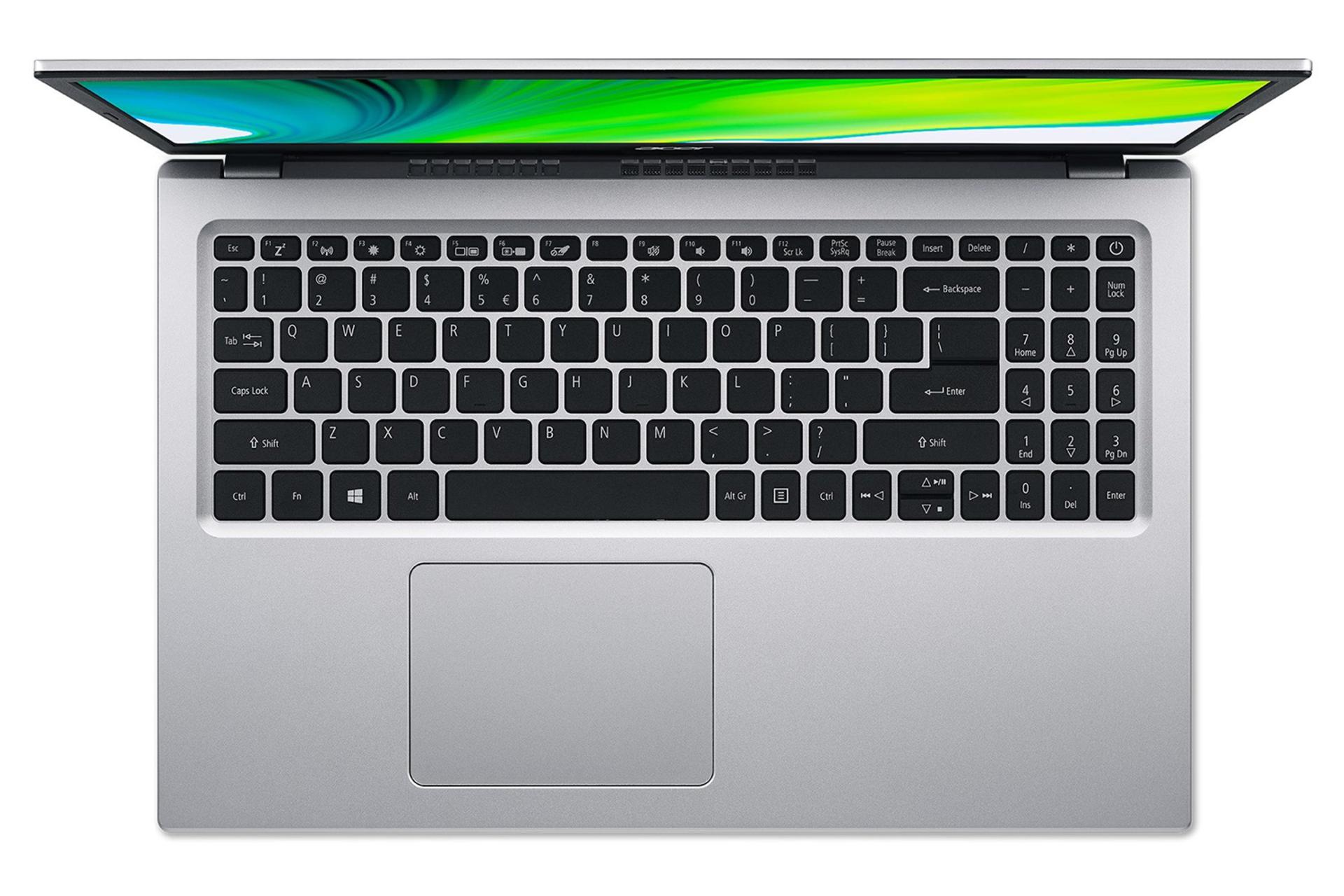 نمای بالا لپ تاپ ایسر Aspire 5 a515-56g