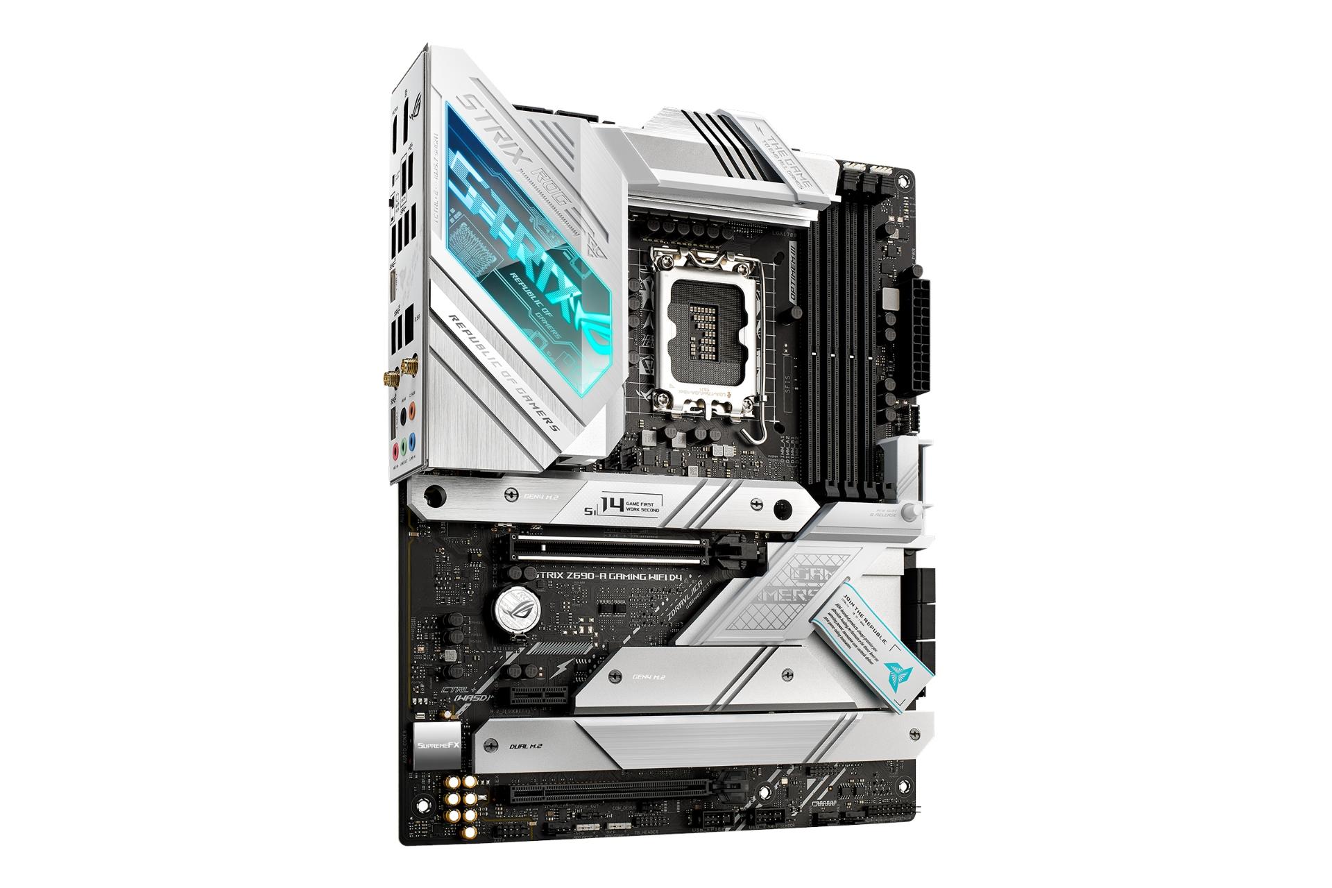 مرجع متخصصين ايران نماي چپ مادربرد ايسوس ASUS ROG STRIX Z690-A GAMING WIFI D4