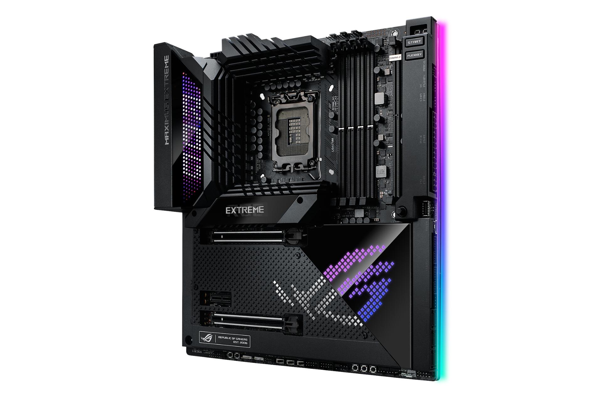 نمای راست مادربرد ایسوس ASUS ROG MAXIMUS Z690 EXTREME