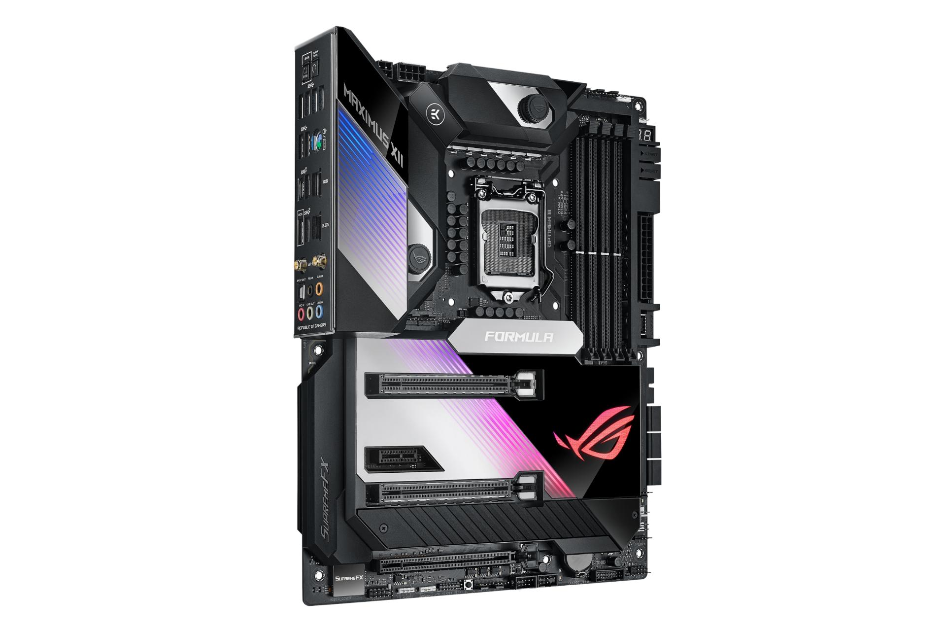 نمای چپ مادربرد ایسوس ASUS ROG MAXIMUS XII FORMULA