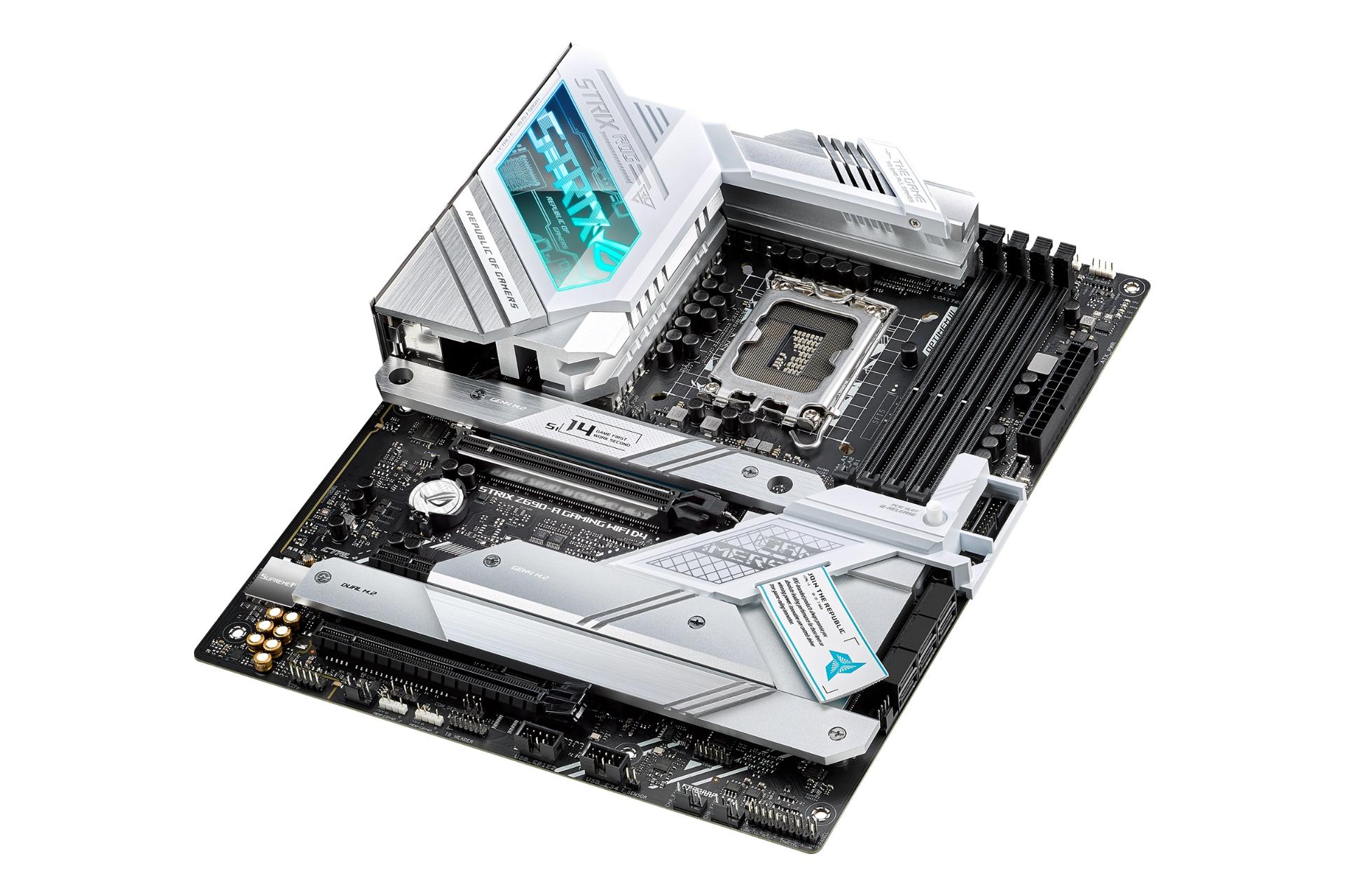 مرجع متخصصين ايران نماي بالا مادربرد ايسوس ASUS ROG STRIX Z690-A GAMING WIFI D4