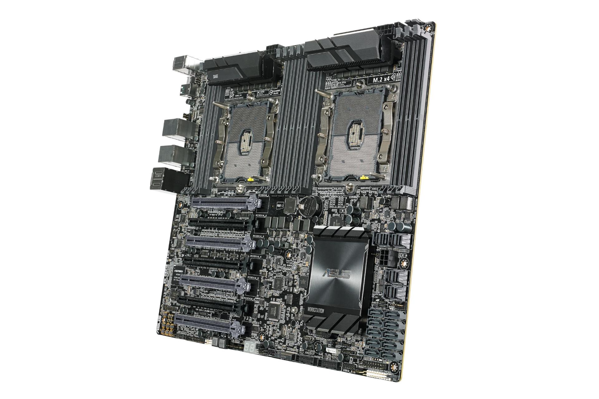 نمای راست مادربرد ایسوس ASUS WS C621E SAGE