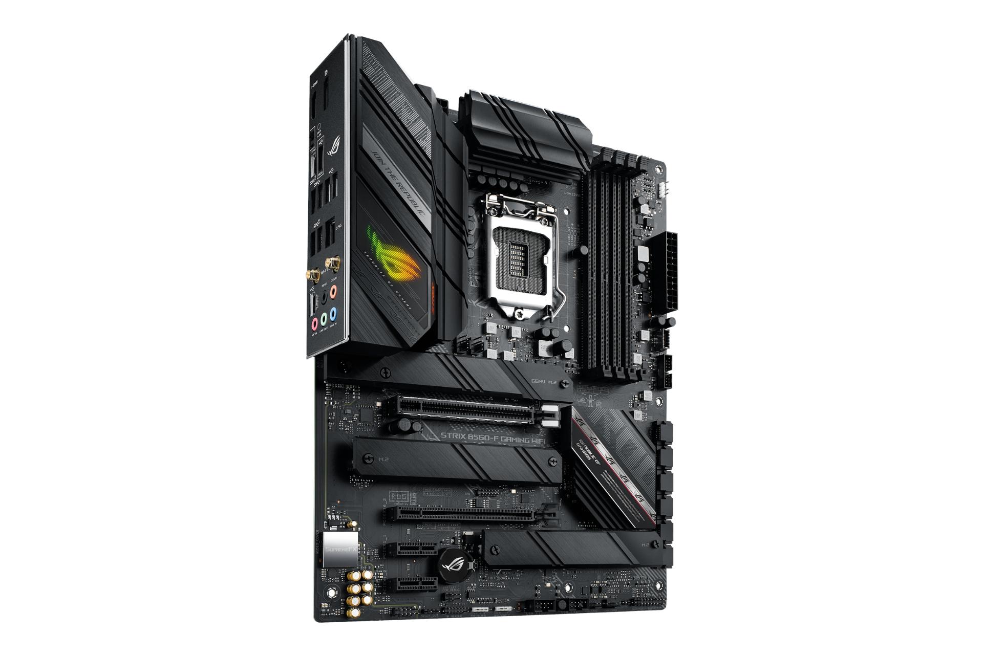 نمای چپ مادربرد ایسوس ASUS ROG STRIX B560-F GAMING WIFI