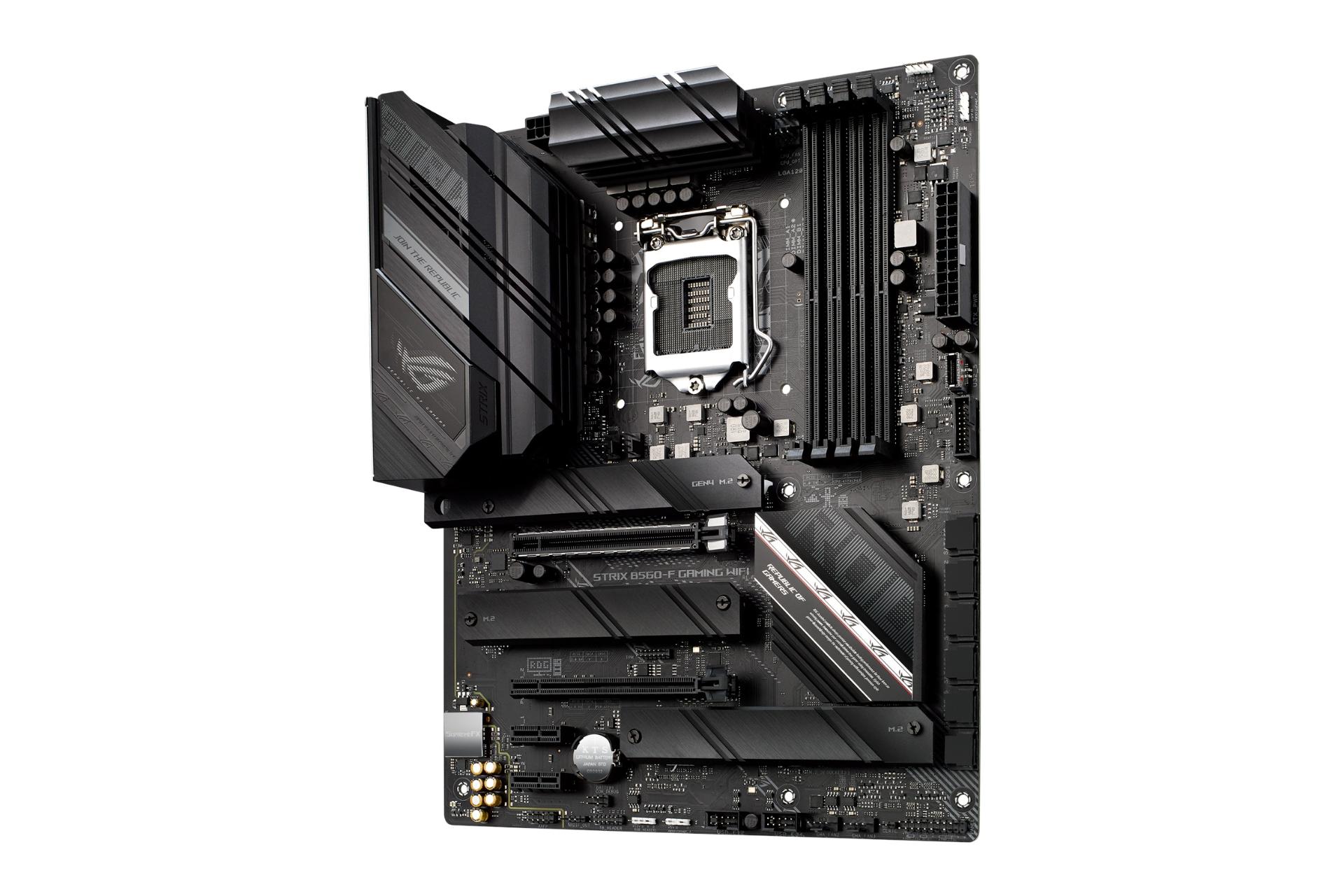 نمای راست مادربرد ایسوس ASUS ROG STRIX B560-F GAMING WIFI