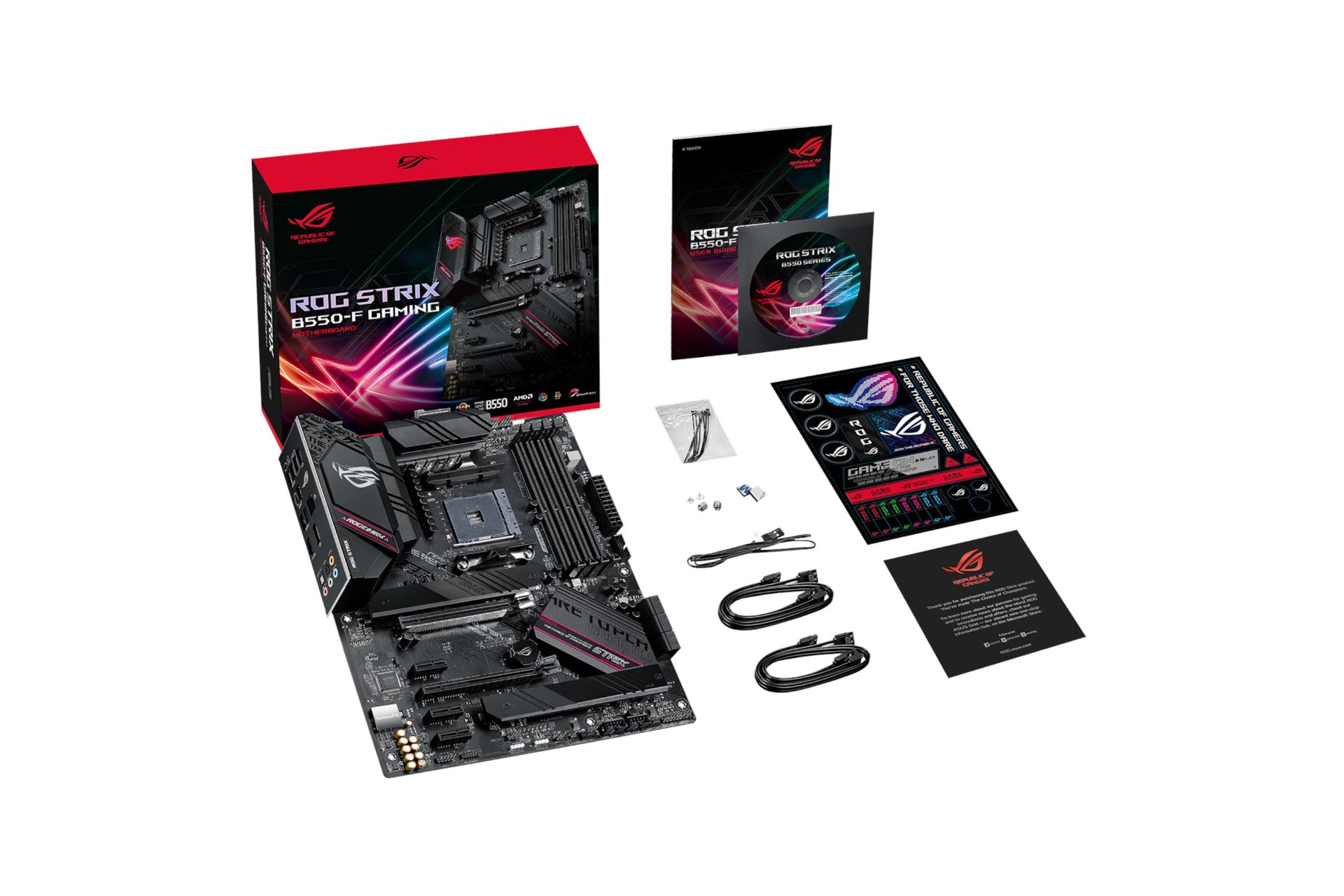 اقلام همراه مادربرد ایسوس ASUS ROG STRIX B550-F GAMING