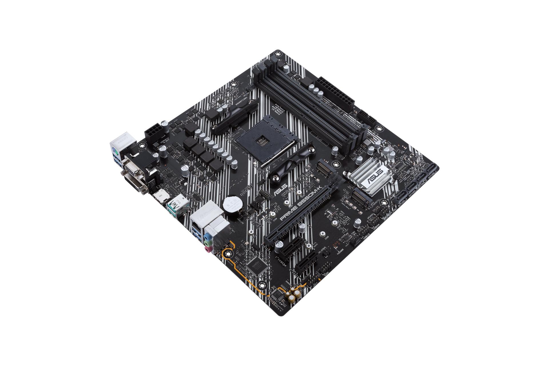 نمای بالا مادربرد ایسوس ASUS PRIME B550M-K