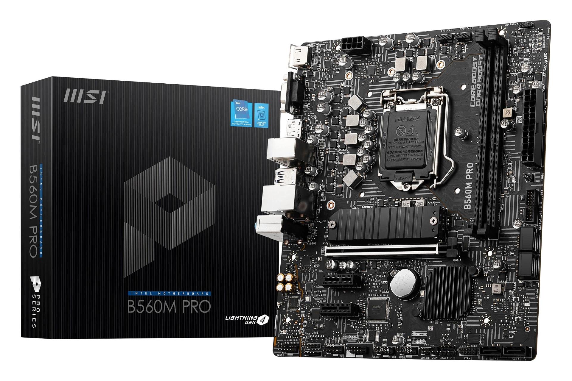 جعبه مادربرد ام اس آی MSI B560M PRO