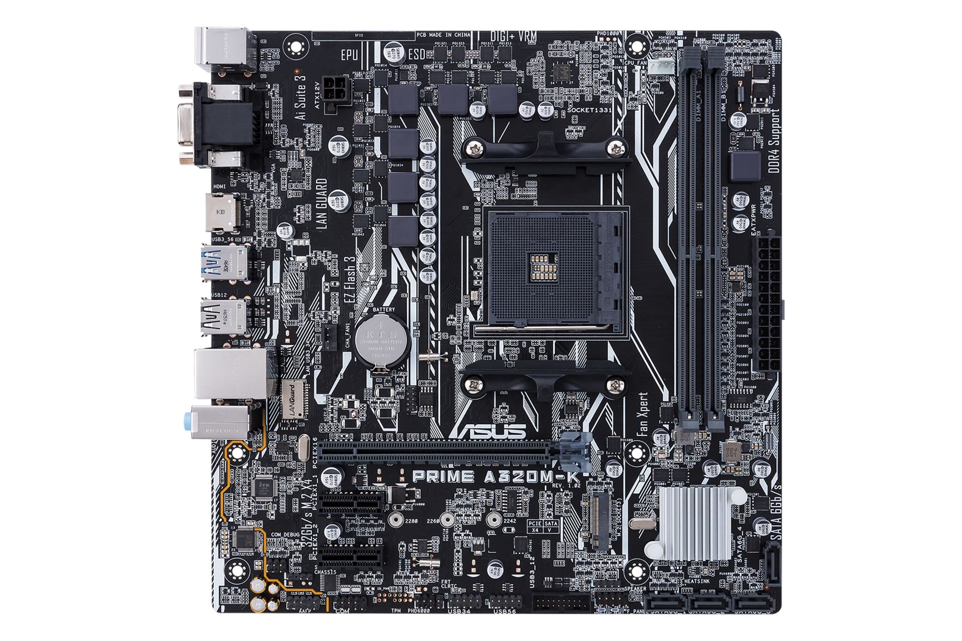 مادربرد ایسوس ASUS PRIME A320M-K