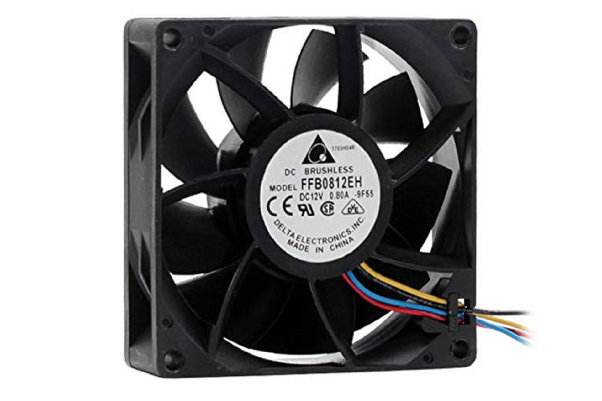 نیمرخ پشت و چپ فن کیس دلتا FFB0812EH