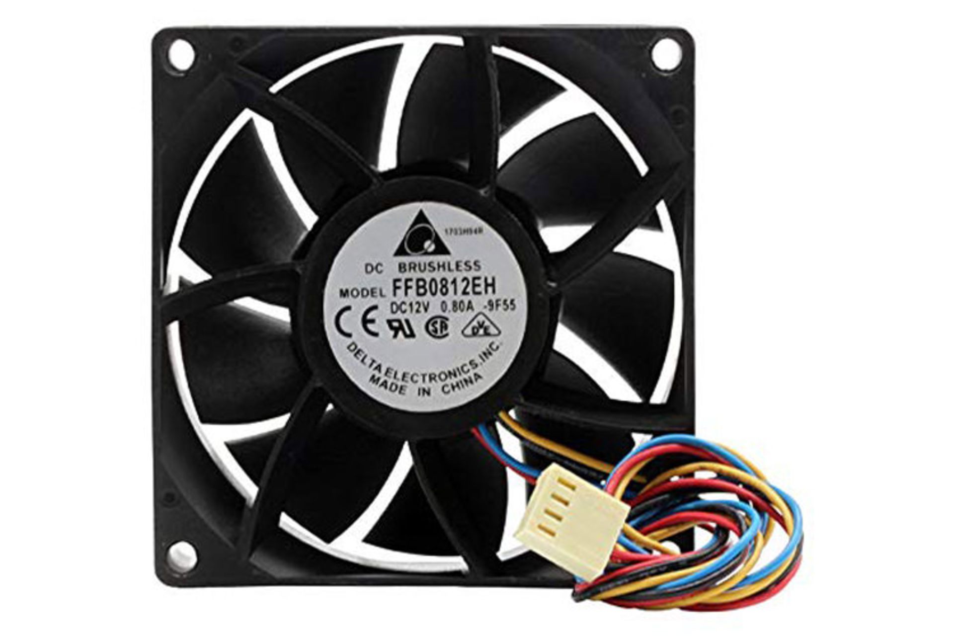 نمای پشت فن کیس دلتا FFB0812EH