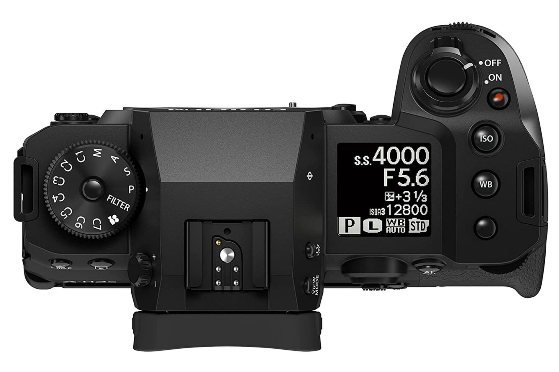 دوربین فوجی فیلم Fujifilm X-H2S نمای بالا