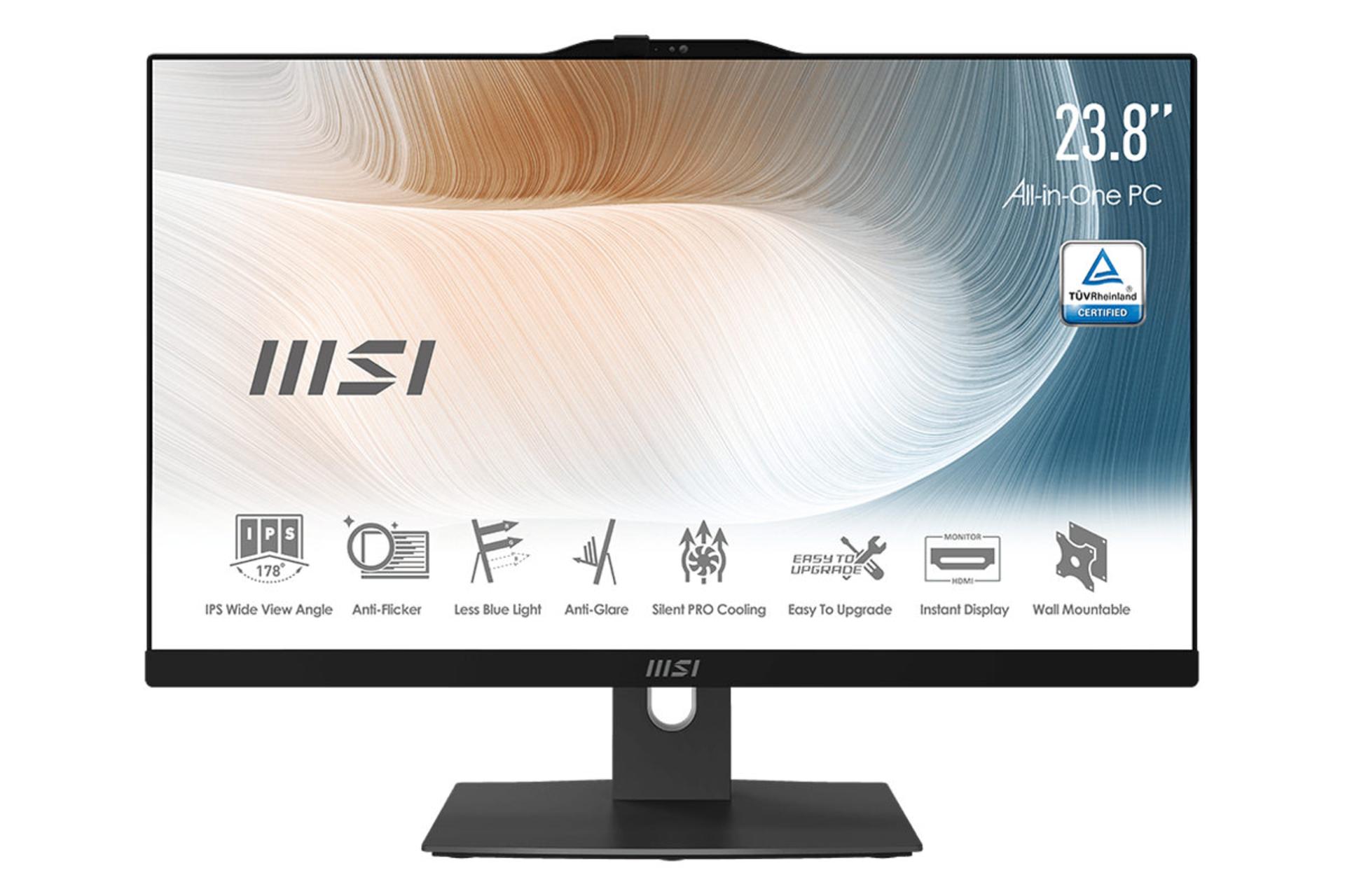 کامپیوتر همه کاره All in One MSI Modern AM242TP 11M مشکی با شاتر وبکم