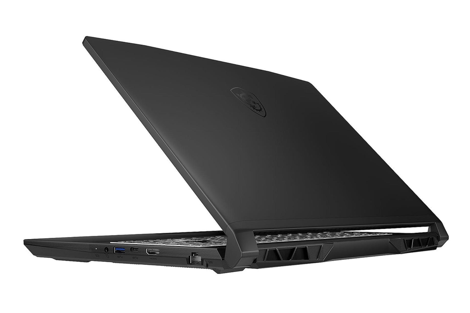 نمای پشت لپ تاپ ام اس آی Creator M16 A12UC