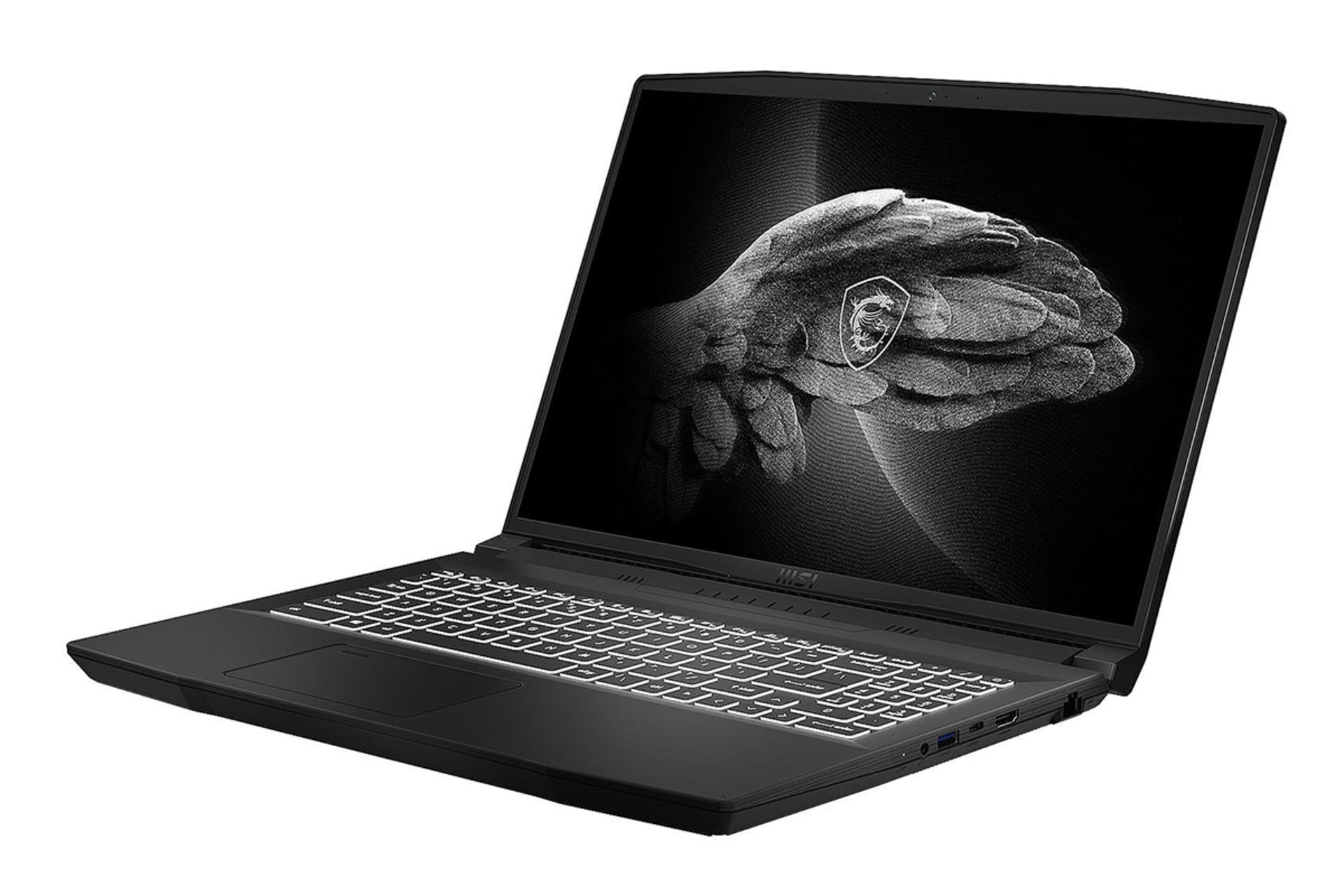 نمای نیمرخ راست لپ تاپ ام اس آی Creator M16 A12UC