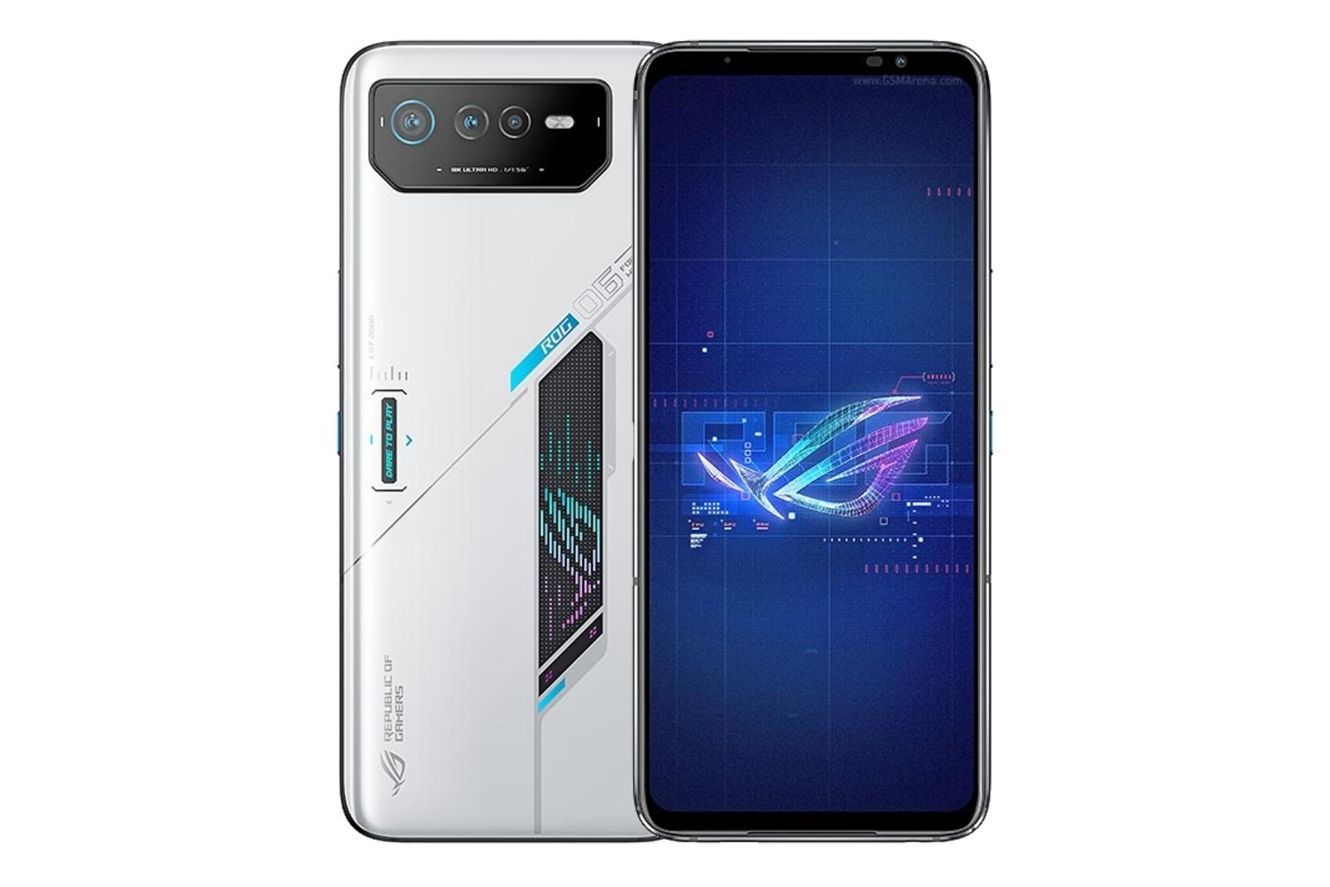 گوشی موبایل ROG فون 6 ایسوس / Asus ROG Phone 6 سفید