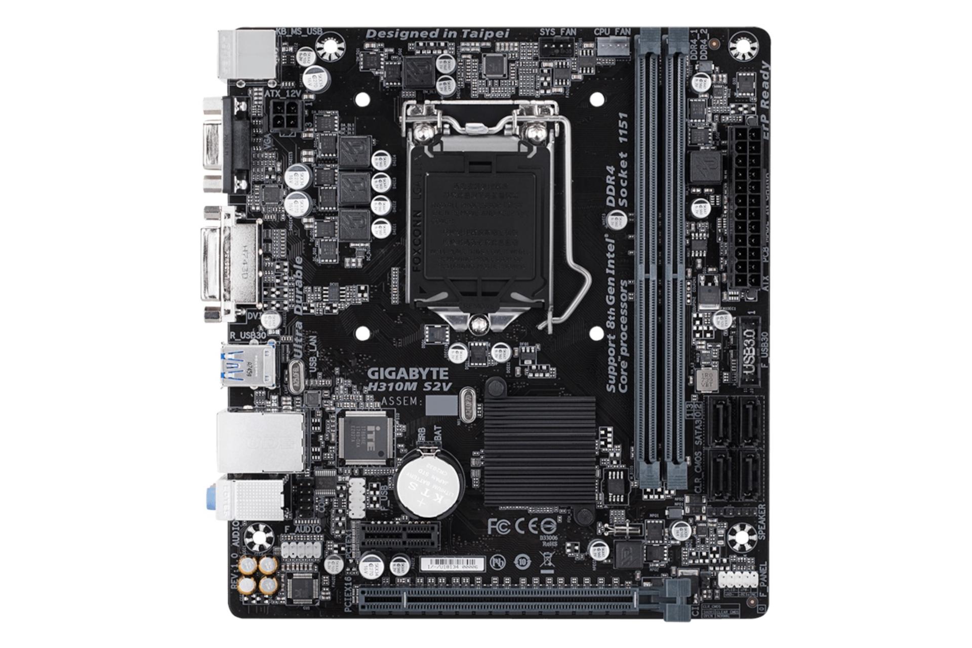 مادربرد گیگابایت GIGABYTE H310M S2V (rev. 1.0)