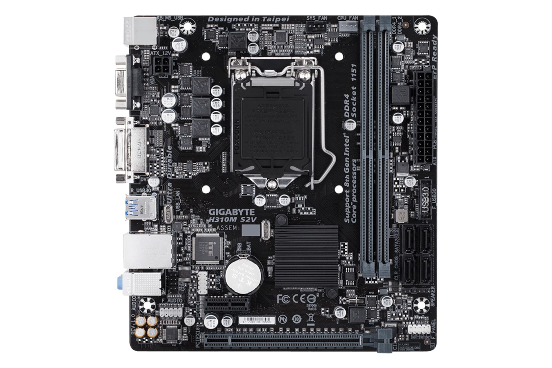 مادربرد گیگابایت GIGABYTE H310M S2V (rev. 1.0)