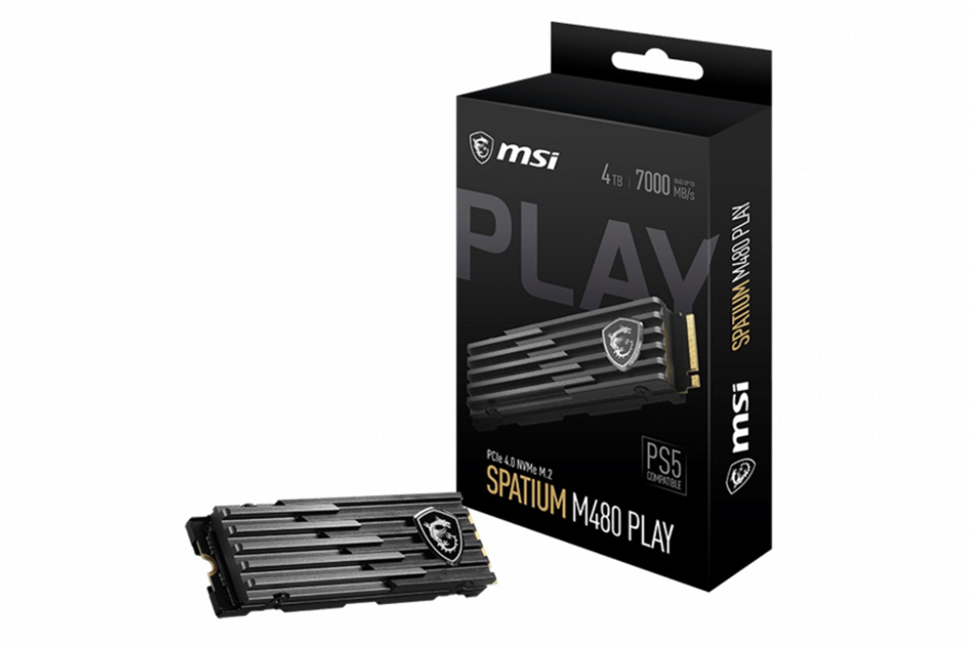 ویرایش SSD ام اس آی SPATIUM M480 PLAY ظرفیت 2 ترابایت 