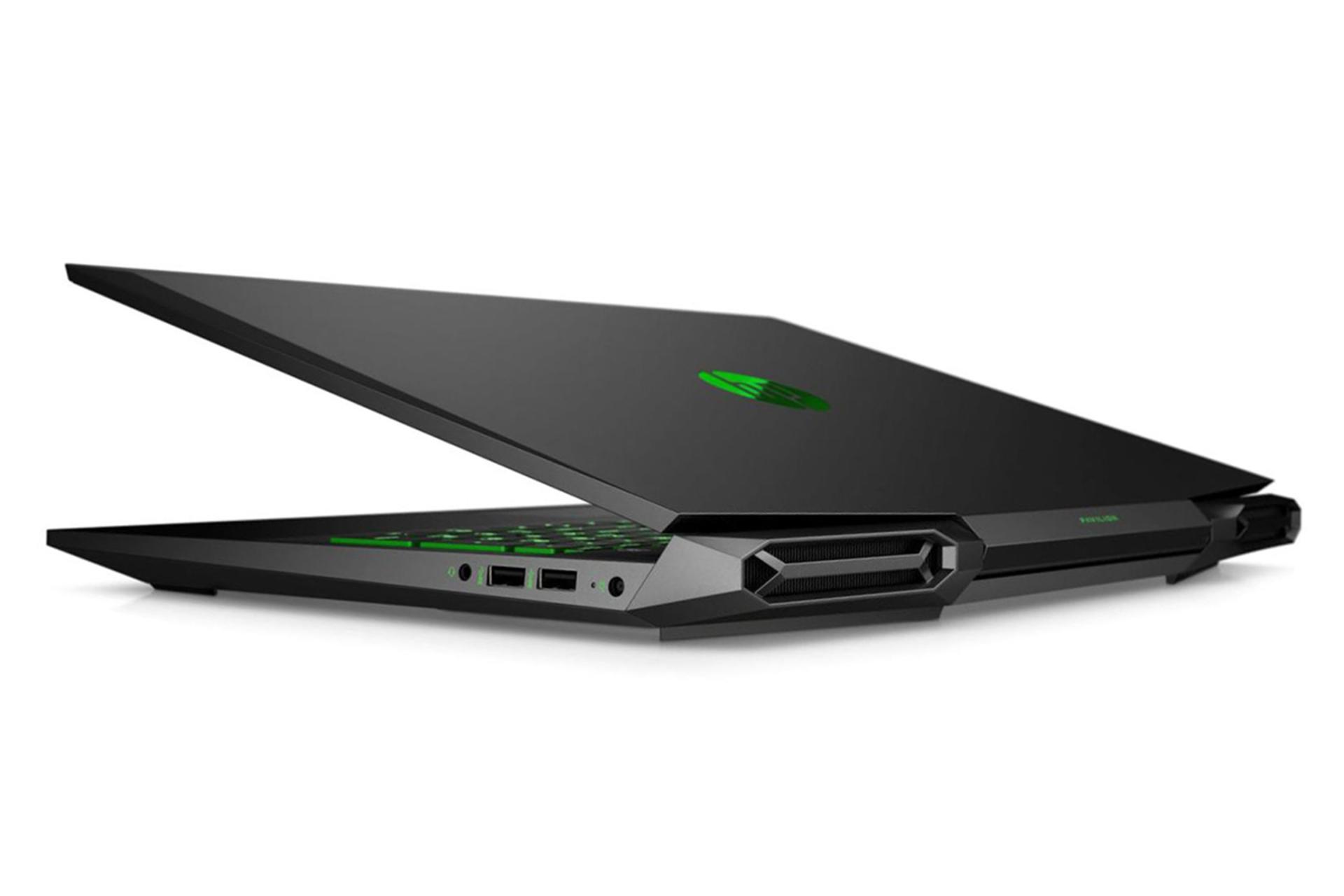 نمای پشت لپ تاپ اچ پی پاویلیون گیمینگ 15 DK200