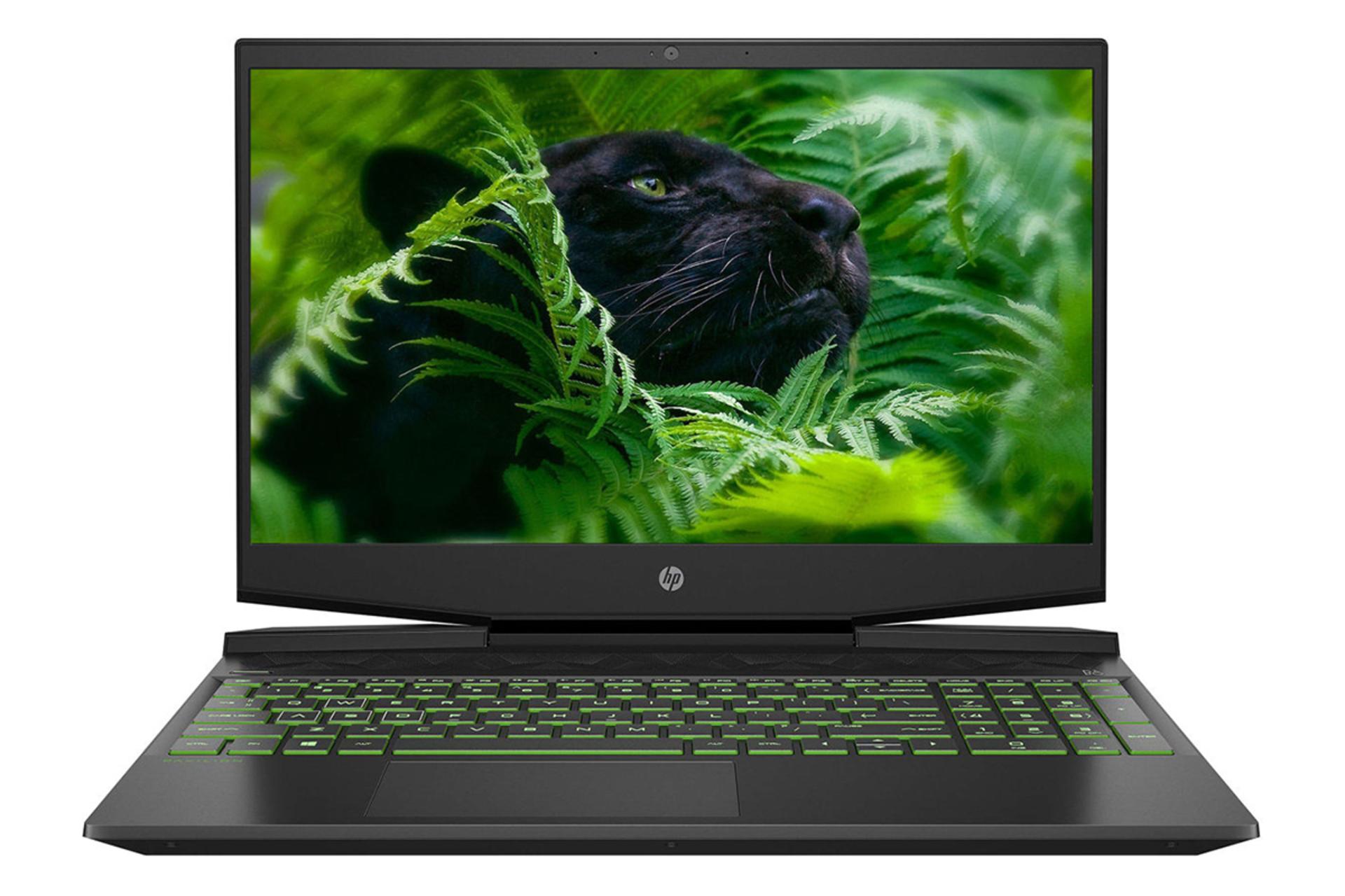 نمای جلو لپ تاپ اچ پی پاویلیون گیمینگ 15 DK200