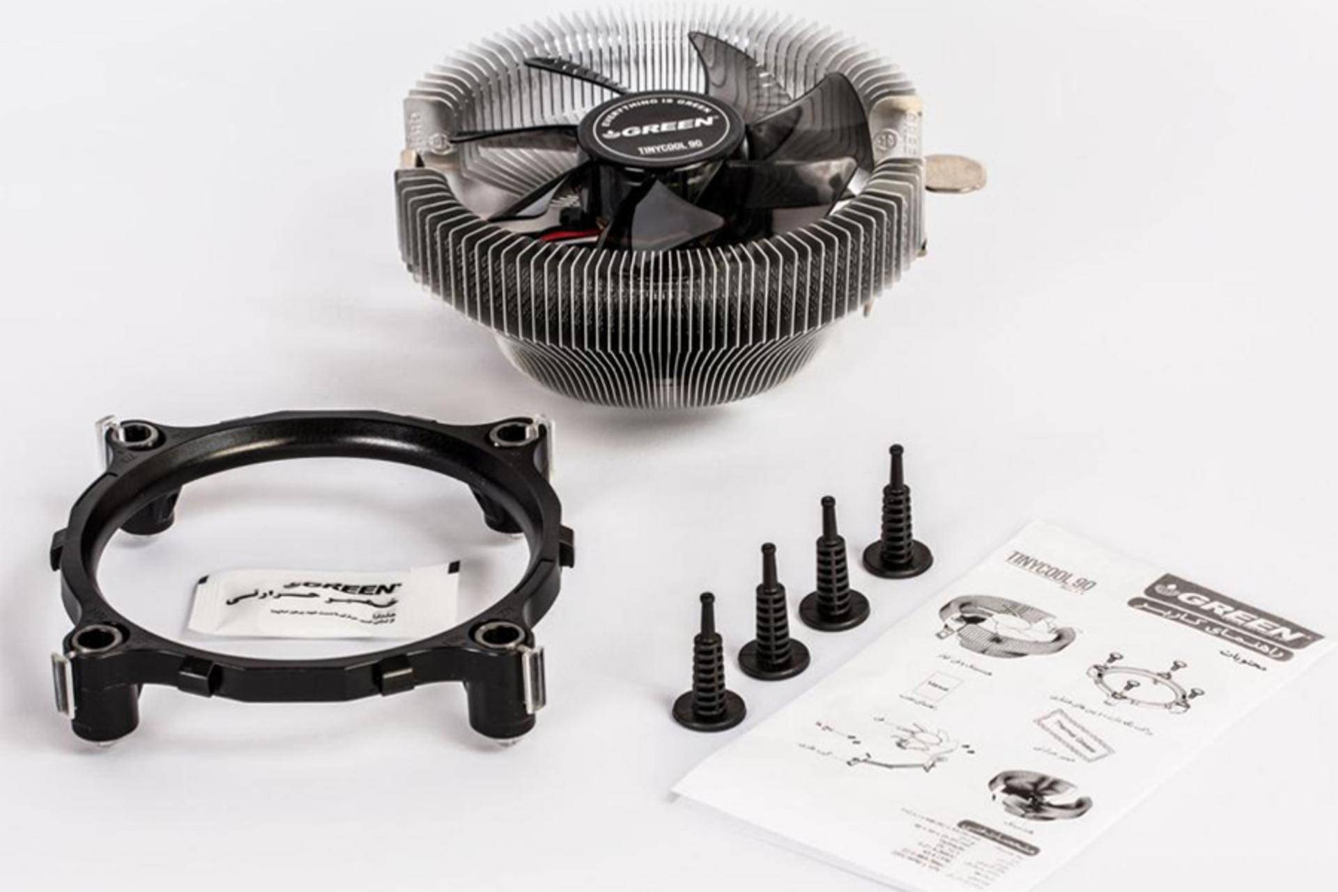 اقلام همراه خنک کننده پردازنده گرین TINYCOOL 90-Rev1.1