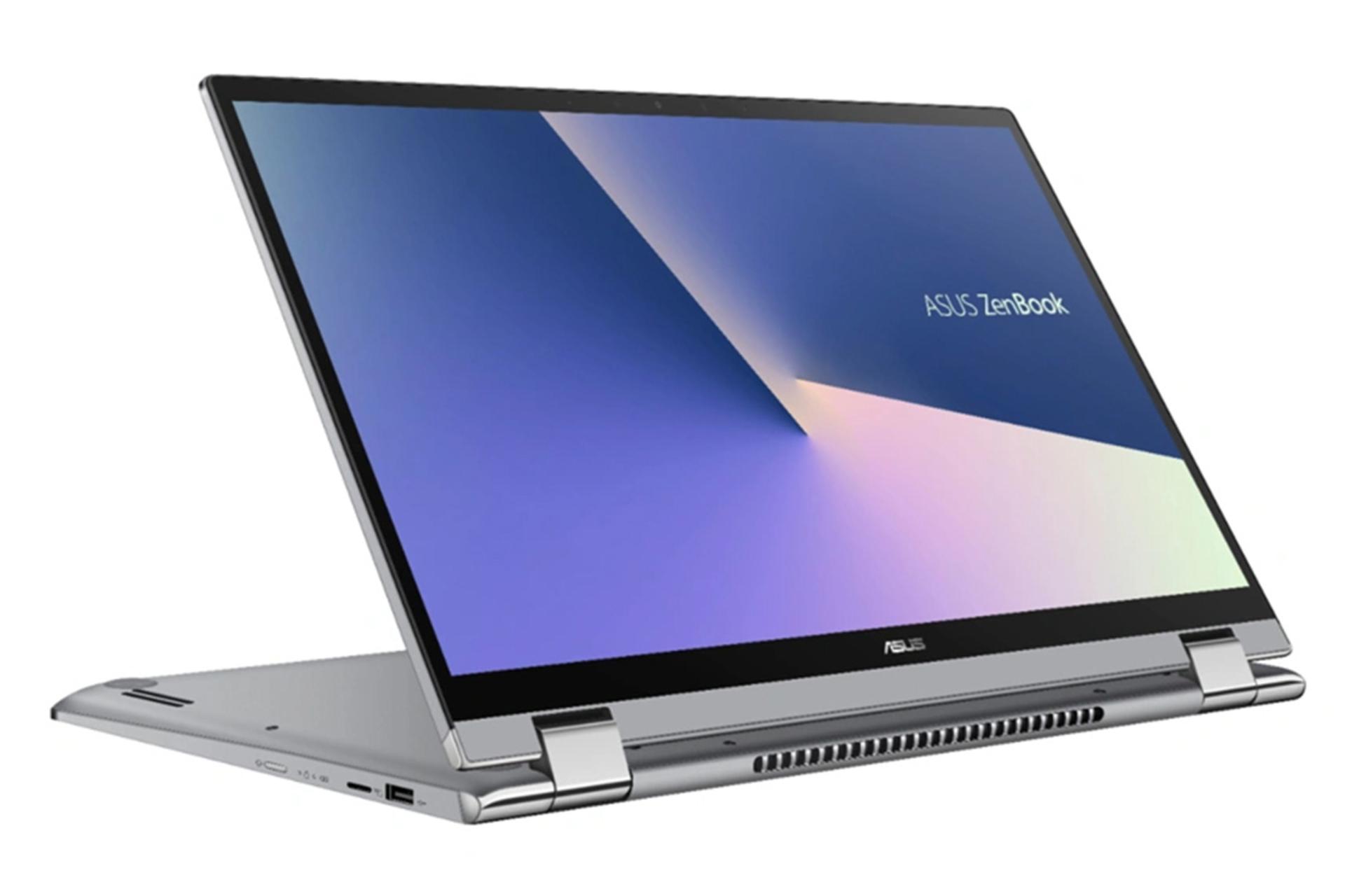 لپ تاپ ایسوس Zenbook Flip 15 Q508 در حالت برگشته به پشت